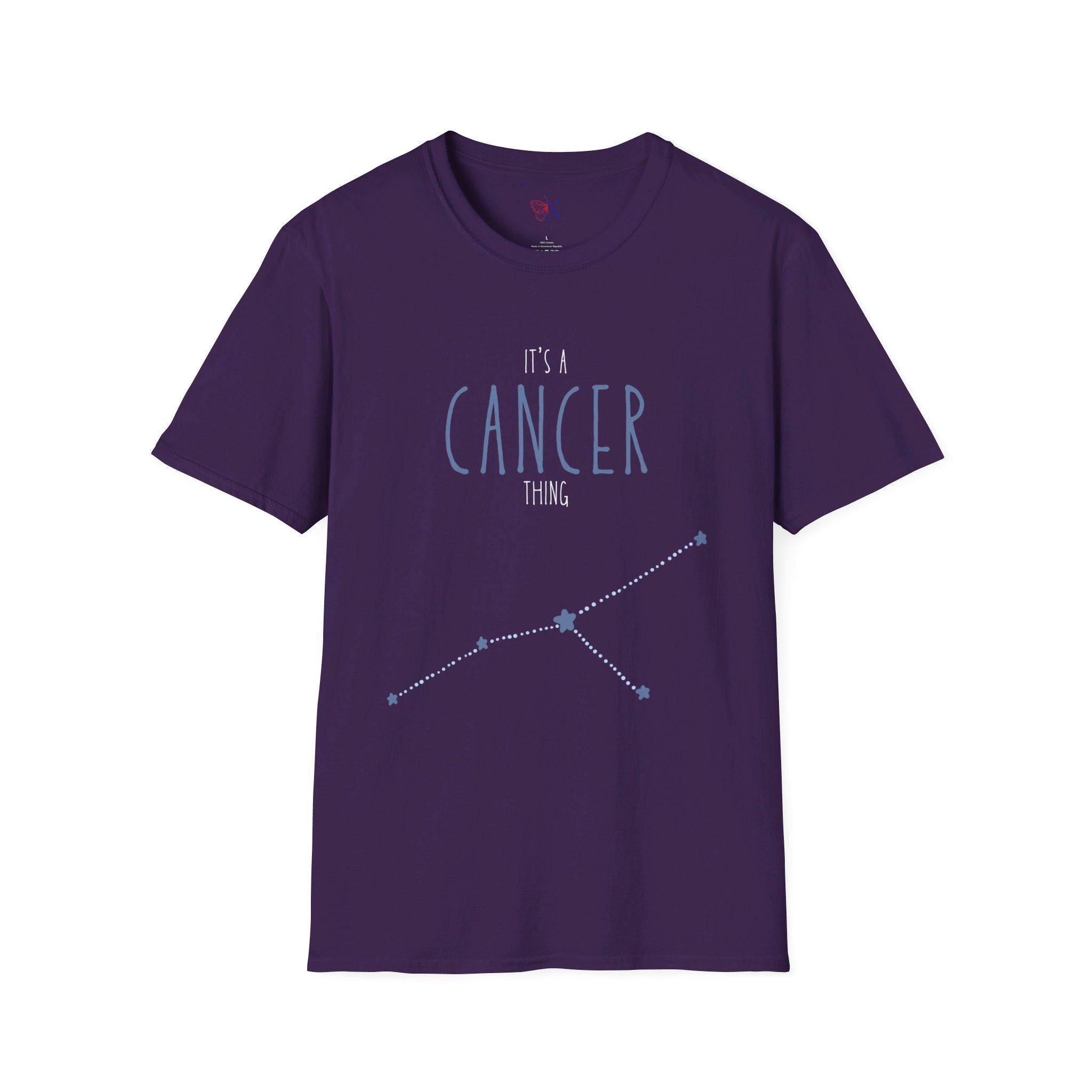Cancer T-Shirt, Astrology Star Sign Tee, Constellation Design, Unisex Cancer Shirt, Zodiac Apparel for Astrology Lovers