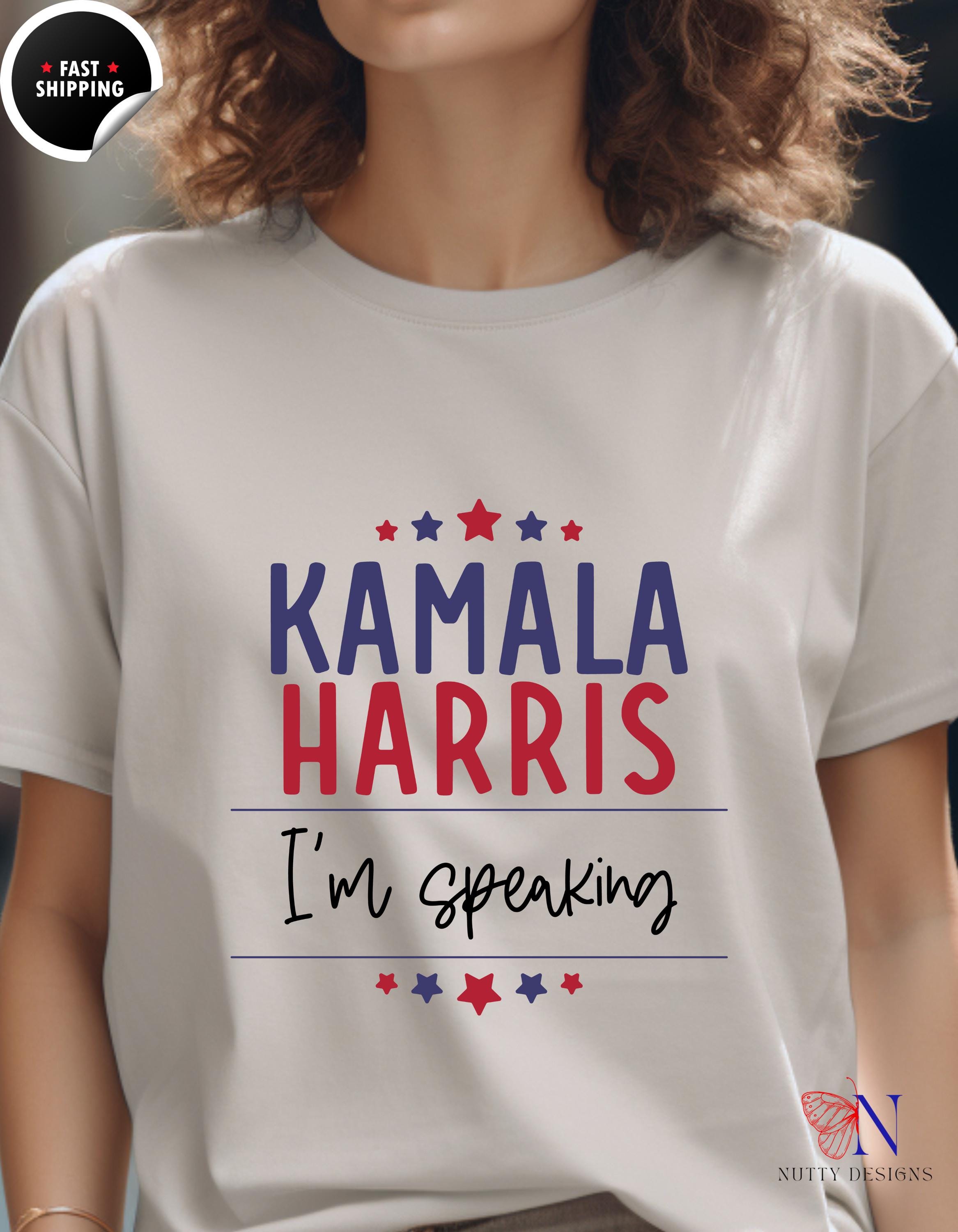 Kamala Harris I'm Speaking T-shirt | Political Tee | Women's Empowerment and Equality Shirt | Gift for Activists & Supporters, Harris Rally