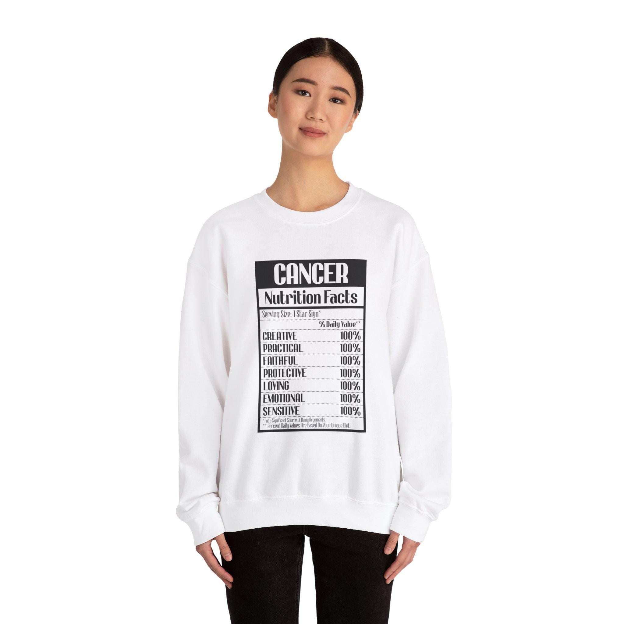 Cancer nutrition facts Sweatshirt