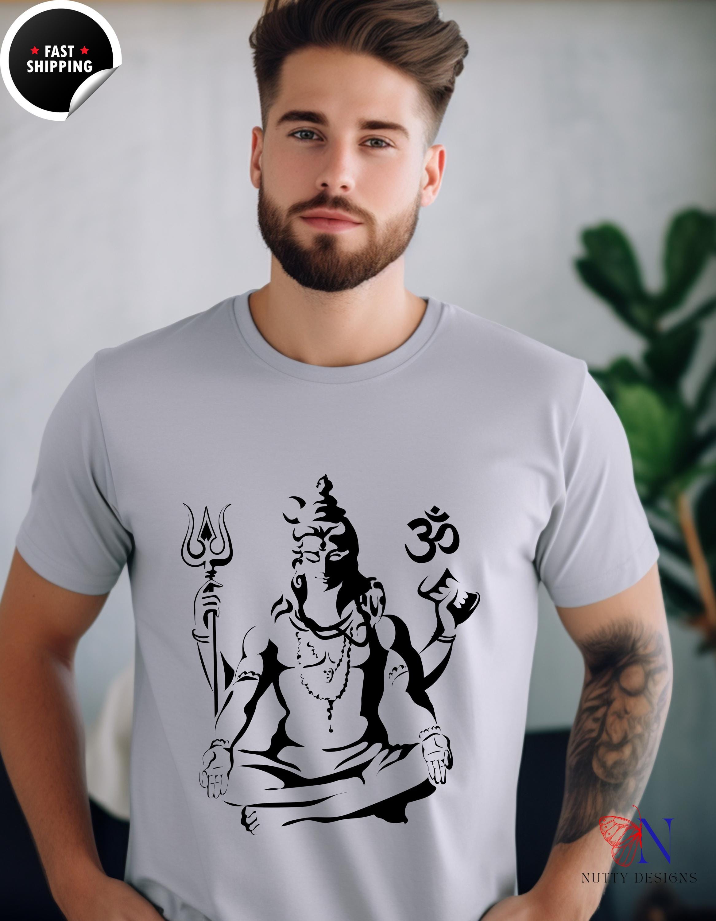 Maha Dev Shiv Shambhu graphic t-shirt, Gift for religious Hindu follower, Cute Gift For Diwali, Navratri, Durga Pooja