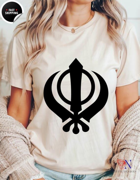 Golden Temple Khanda T-Shirt, Sikhism Symbol Shirt, Pride of Sikh Religion Apparel, Unisex Softstyle Tee, Sikh Gift