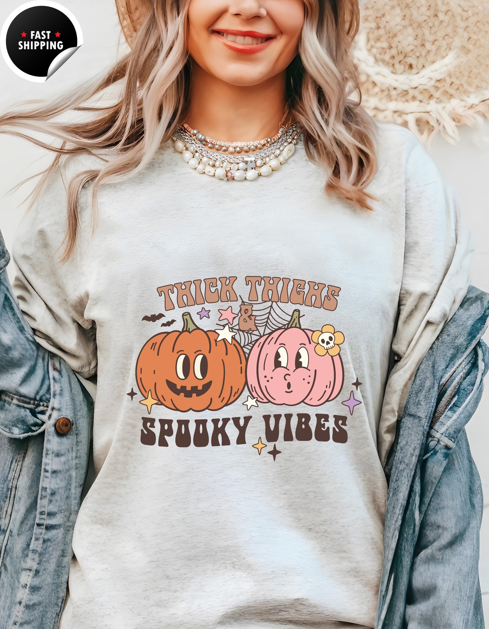 a woman wearing a t - shirt that says truck trucks stinky vibes