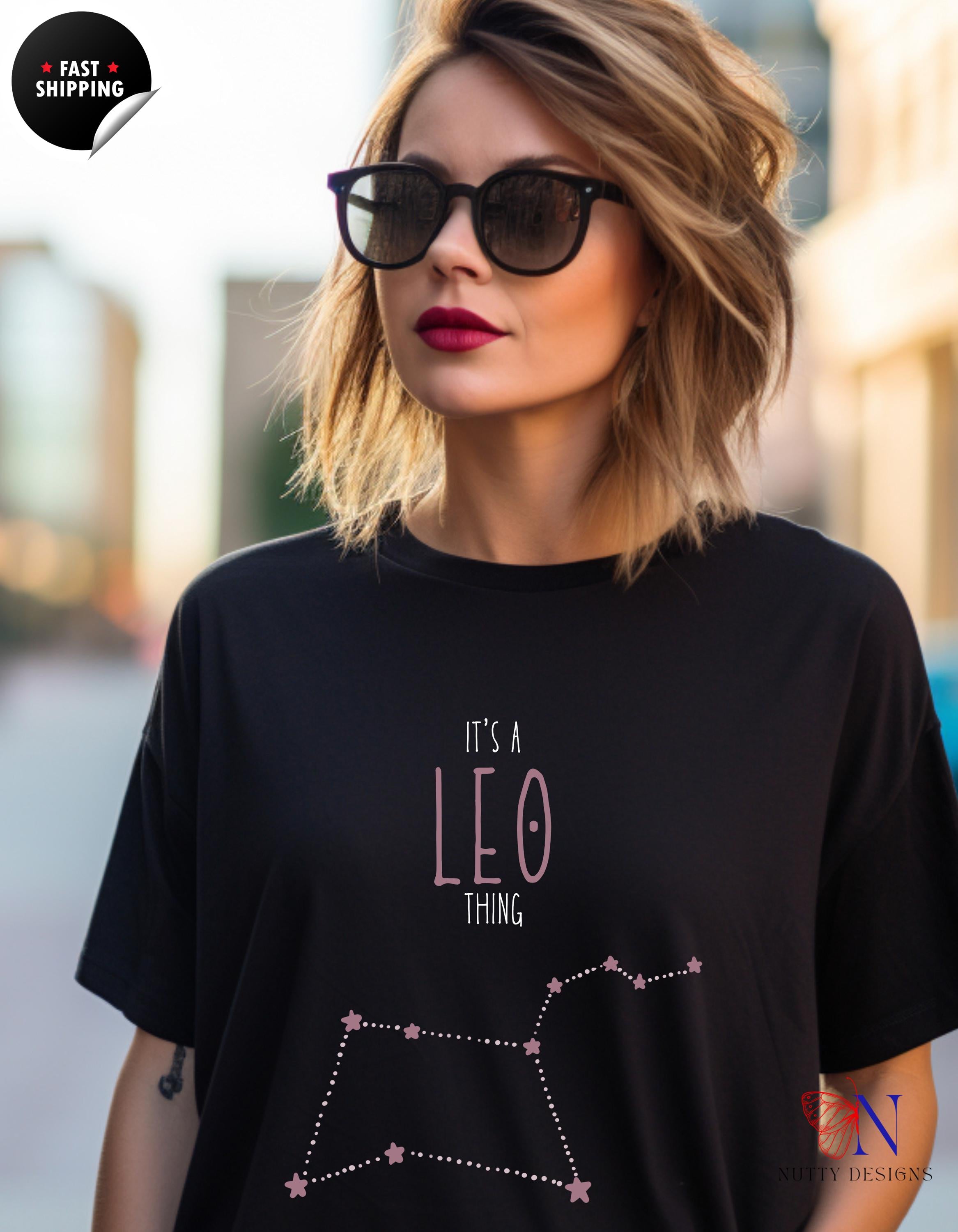 Leo Thing Unisex T-Shirt | Star Sign Tee with Constellation & Astrology Design | Perfect Gift for Astrology Lovers