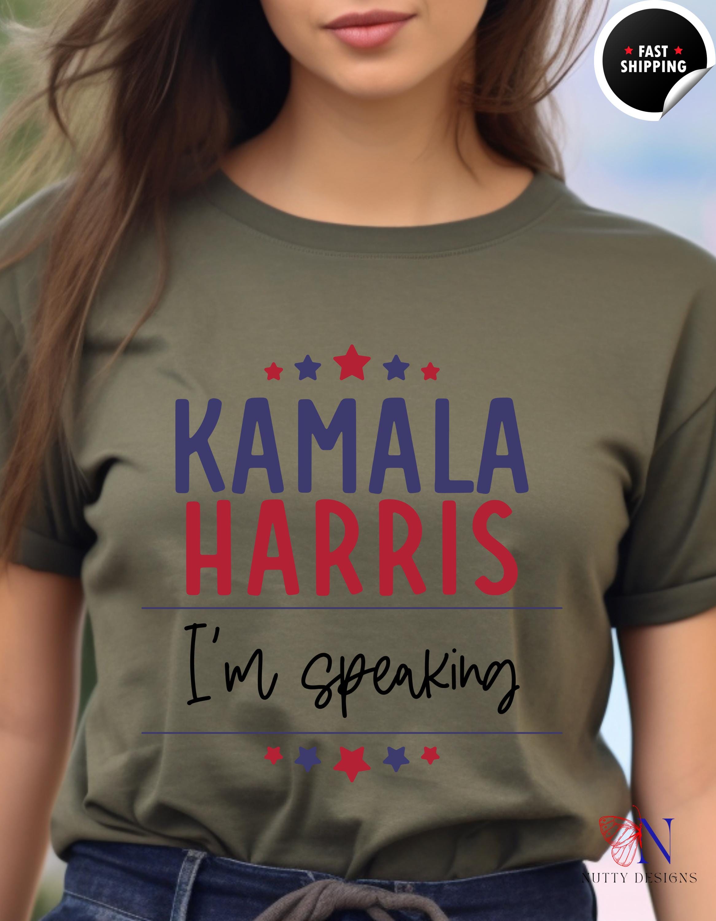 Kamala Harris I'm Speaking T-shirt | Political Tee | Women's Empowerment and Equality Shirt | Gift for Activists & Supporters, Harris Rally