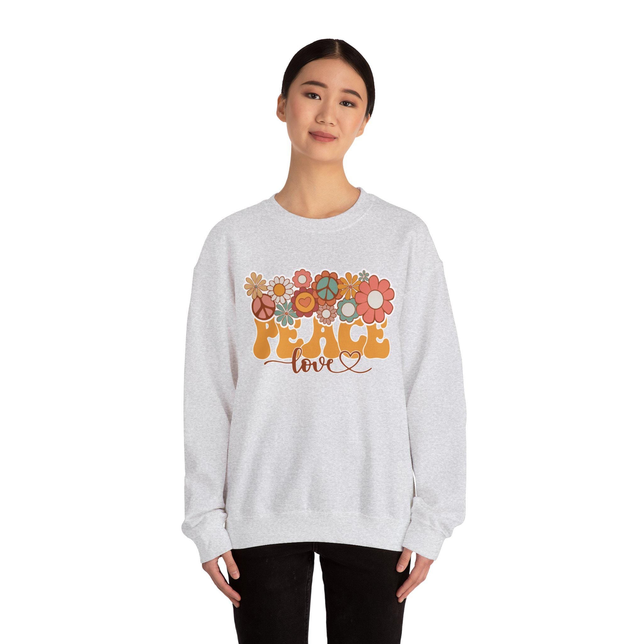 Boho Peace Love Sweatshirt