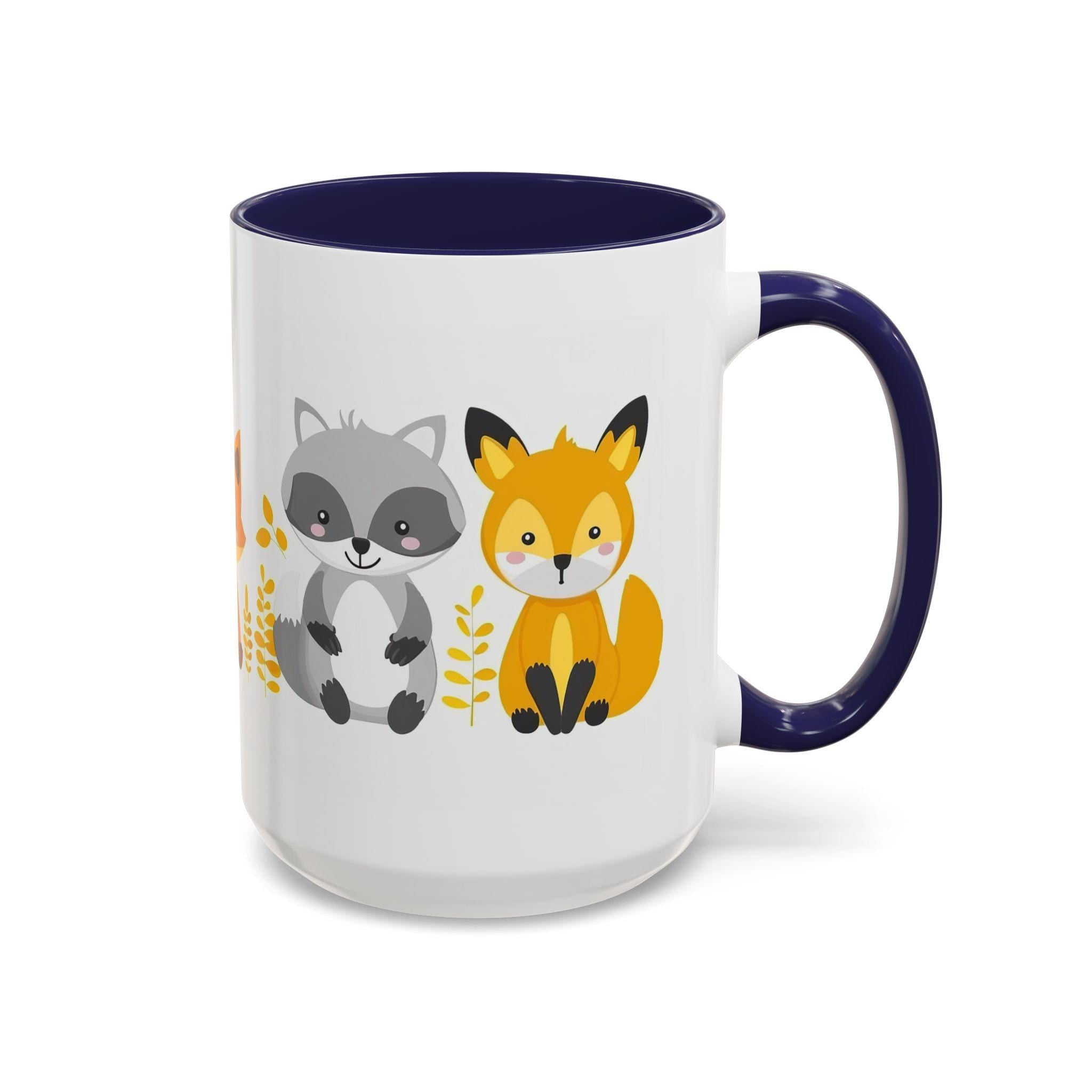 Kids My Jungle Friends Accent Coffee Mug (11, 15oz)