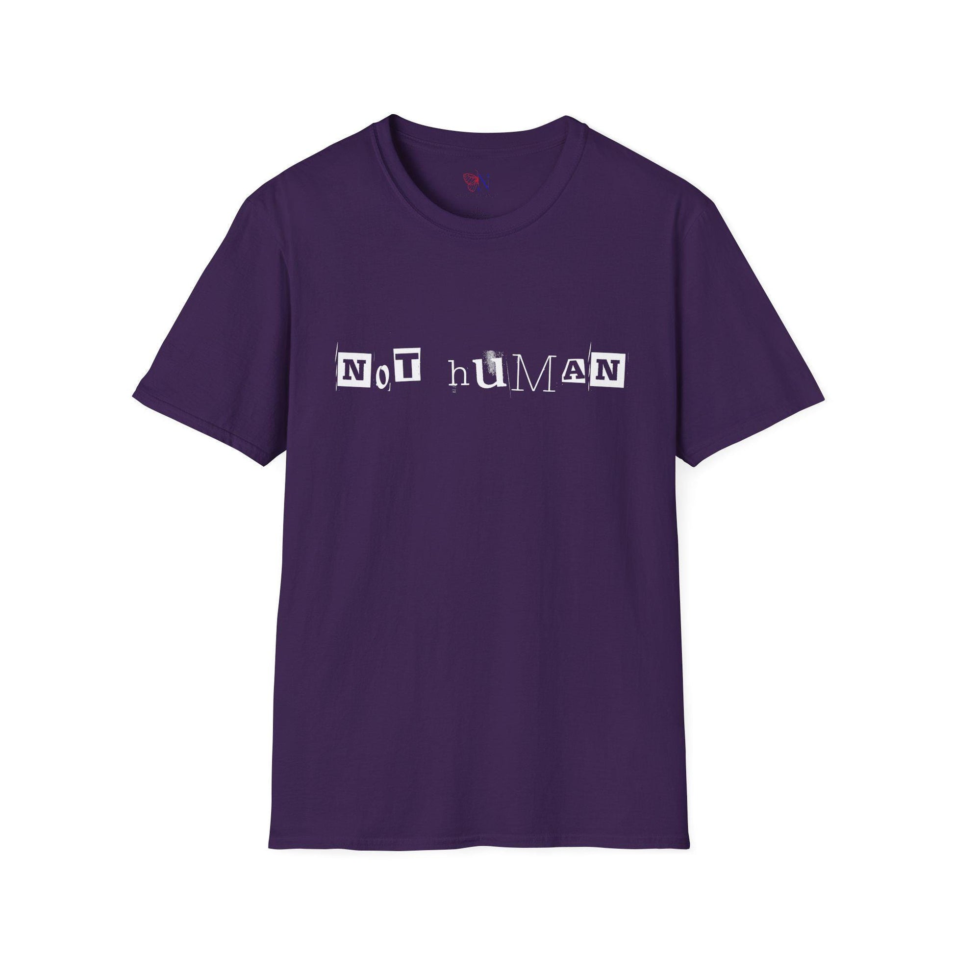 Not Human — Human Equality Protest T-Shirt Product Photo | Nutty Designs
