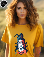 Lord Shiva T-shirt, Divine God Graphic Tee for Hinduism Gifts, Perfect for Diwali, Navratri & Durga Pooja