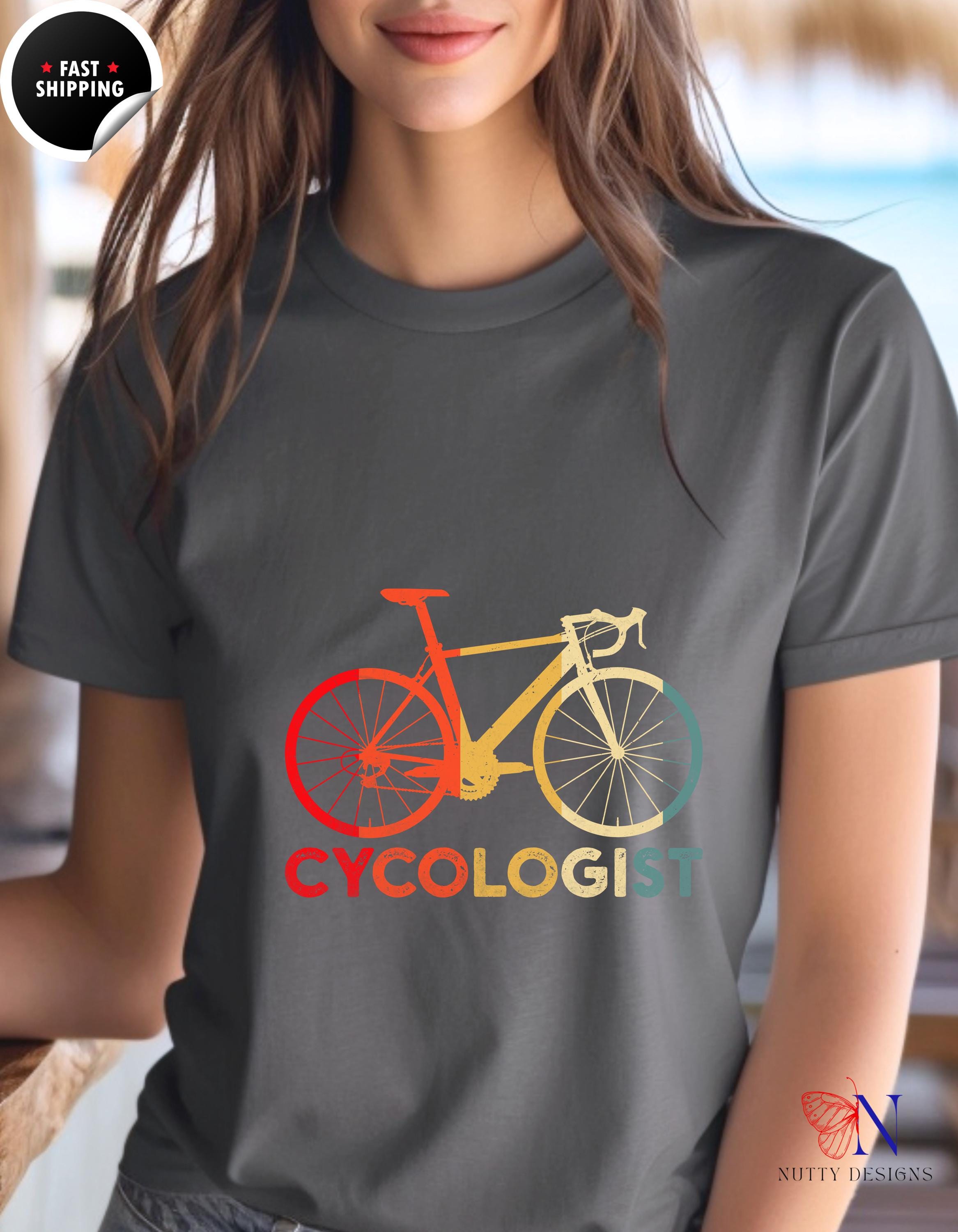Cycologist T-Shirt, Retro Evolution Style Cycling Shirt, Biker's Tee, Perfect Gift for Bike Lovers, Bicycle Sport Apparel