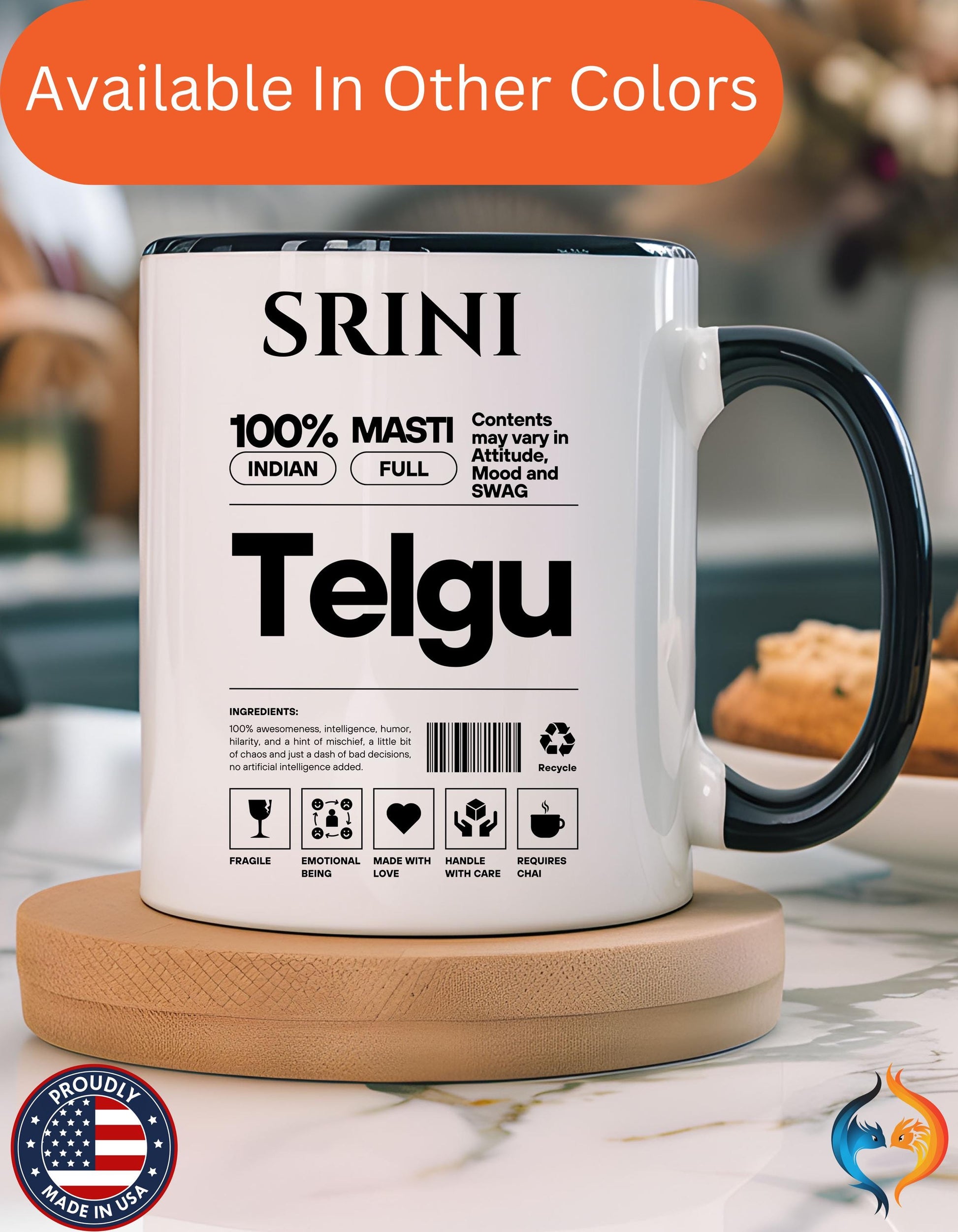 Telgu Roots Mug Product Photo | Nutty Designs
