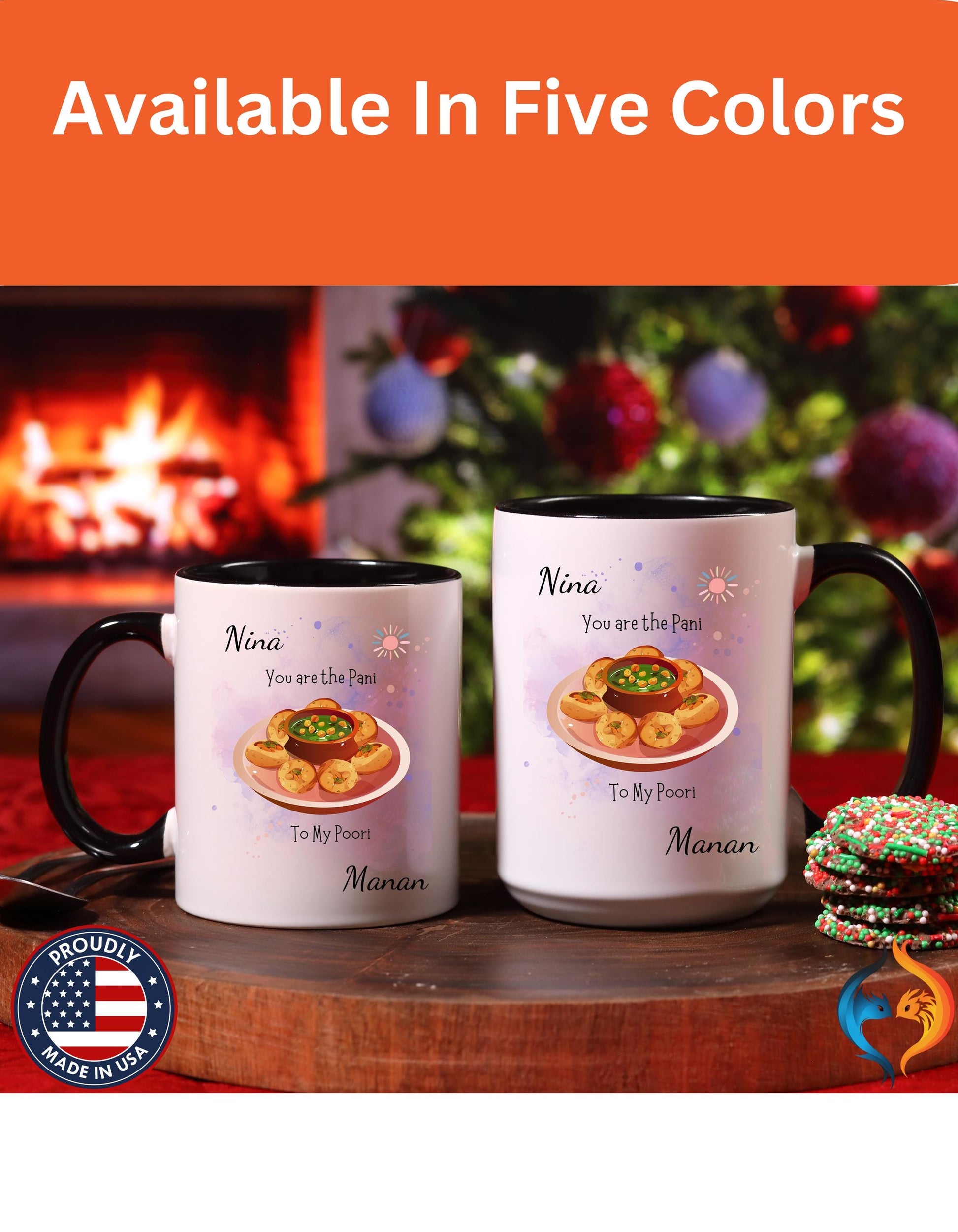 You Are Pani To My Poori , Anniversary, Wedding, Valentines Mug Lifestyle Mockup | Nutty Designs