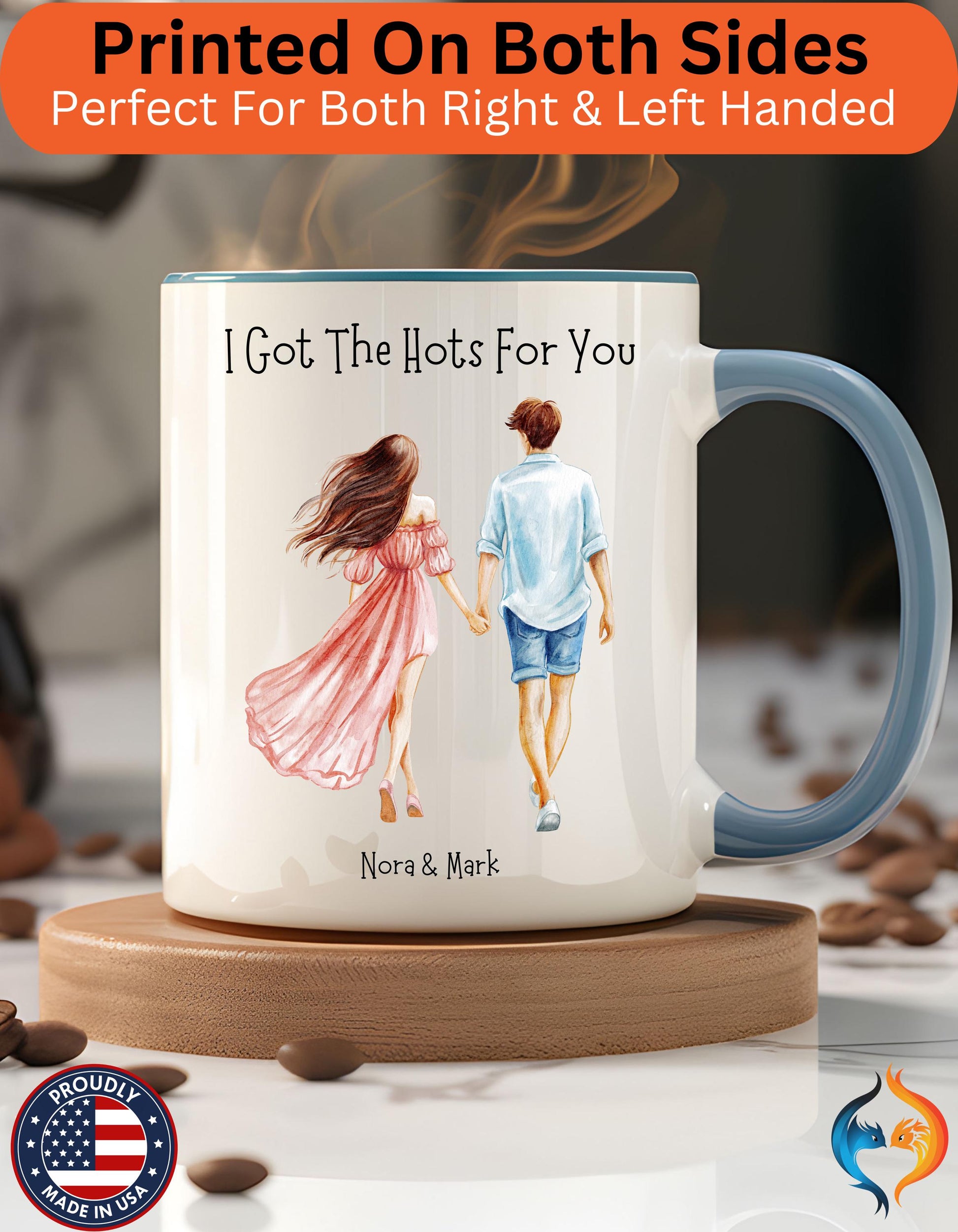 I Got The Hots For You Romantic , Anniversary Mug Product Photo | Nutty Designs