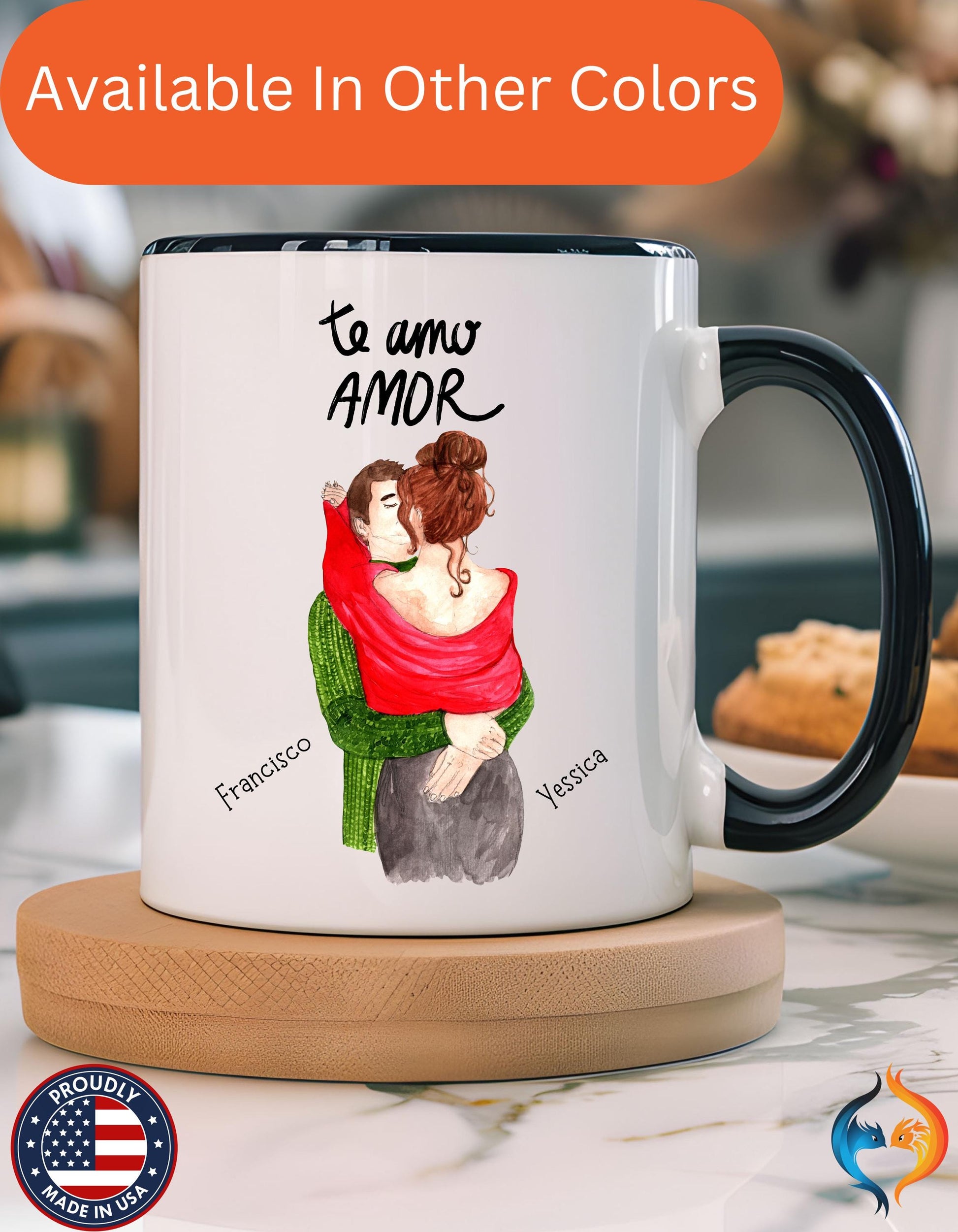 Te Amo Amor, Love You My Love Spanish Mug Product Photo | Nutty Designs