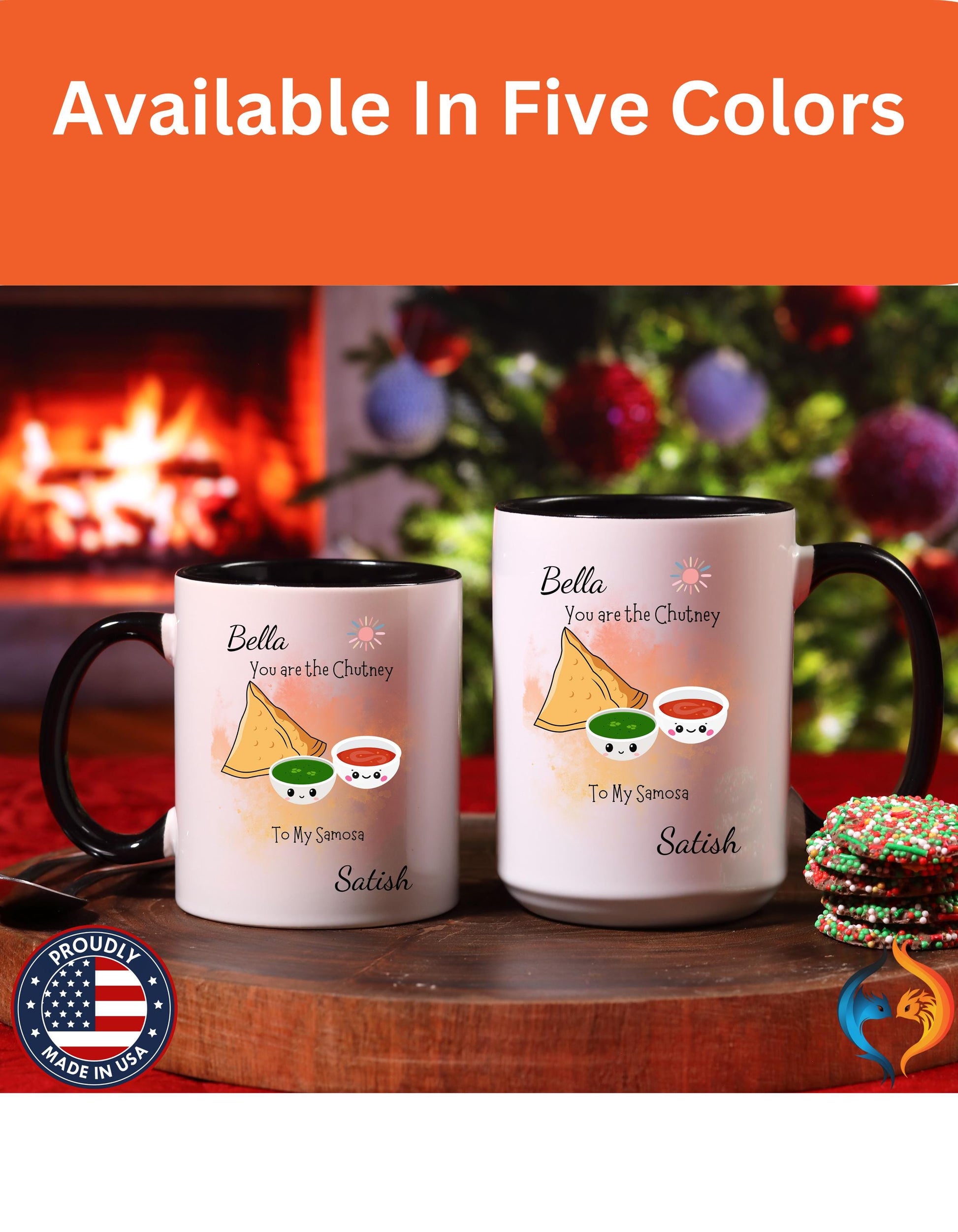 You Are Chutney To My Samosa , Anniversary, Wedding, Valentines Mug Product Photo | Nutty Designs