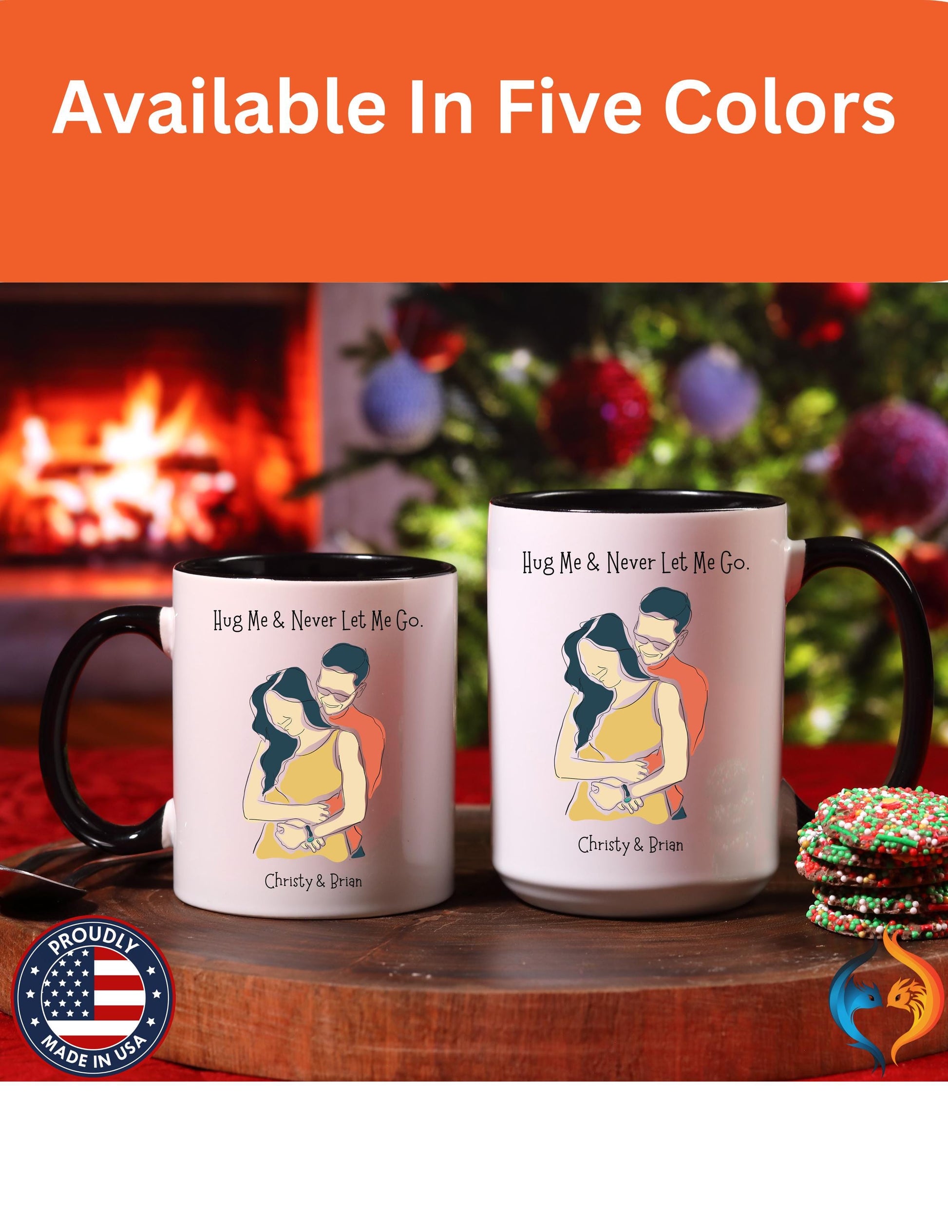 Couples with message, Anniversary Mug Product Photo | Nutty Designs