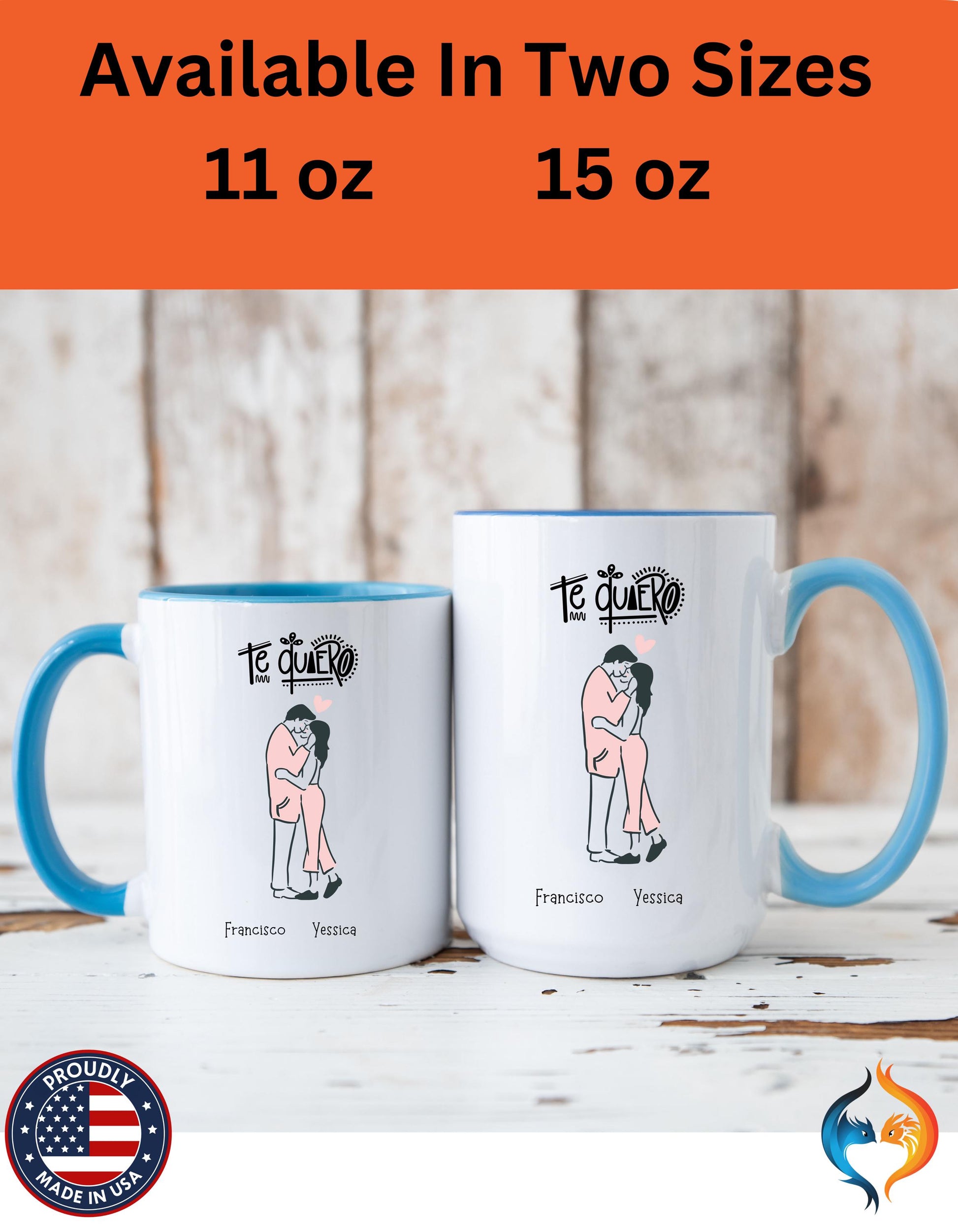 Te Quiero, I want You Spanish Romantic Mug Product Photo | Nutty Designs
