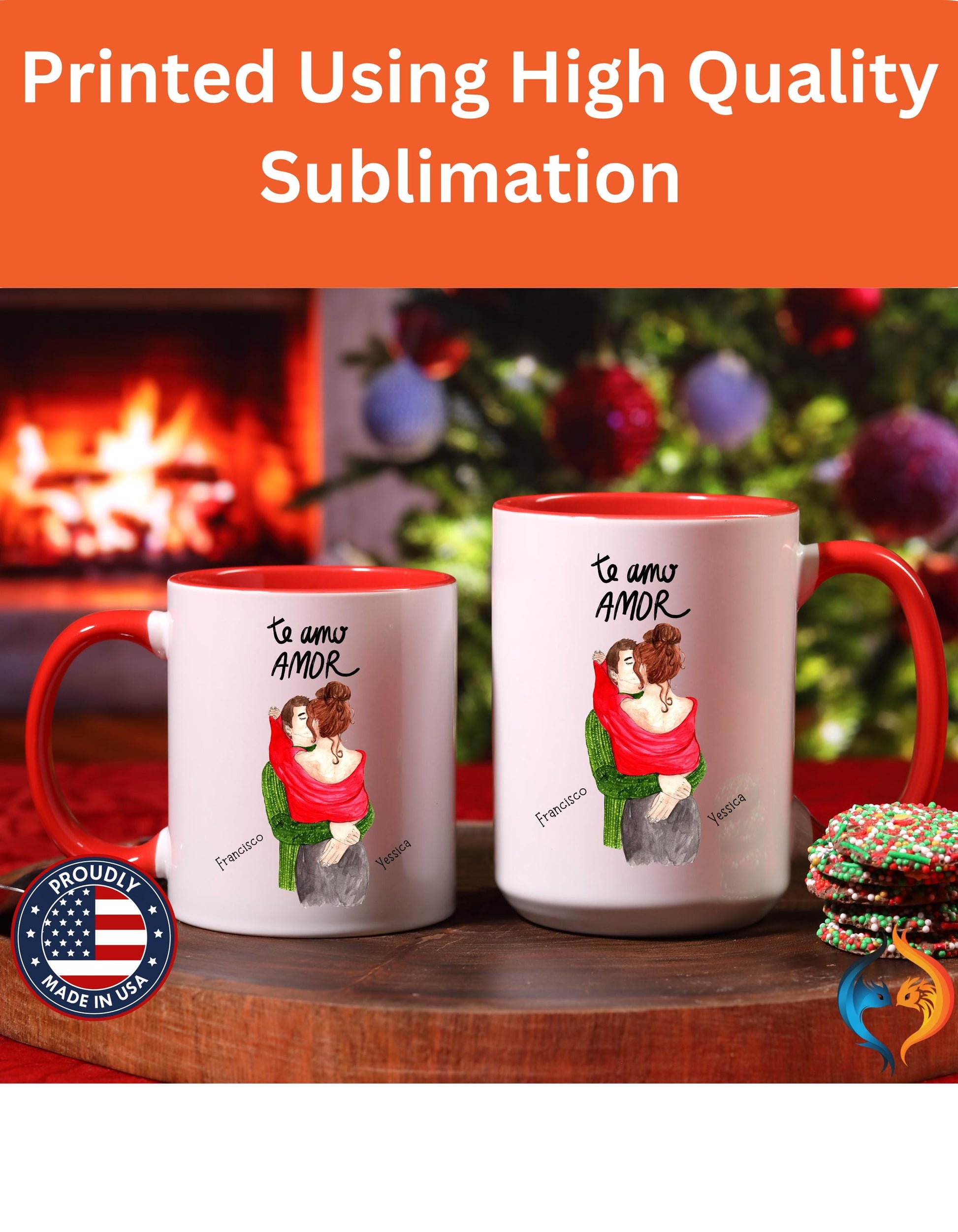 Te Amo Amor, Love You My Love Spanish Mug Product Photo | Nutty Designs