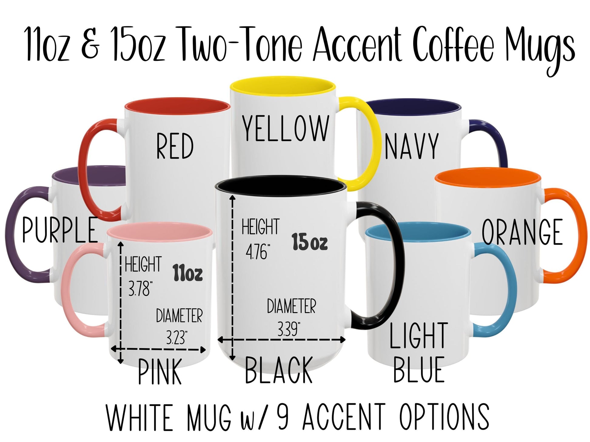 IDK, IDC and Also IDGAF Mug Product Photo | Nutty Designs