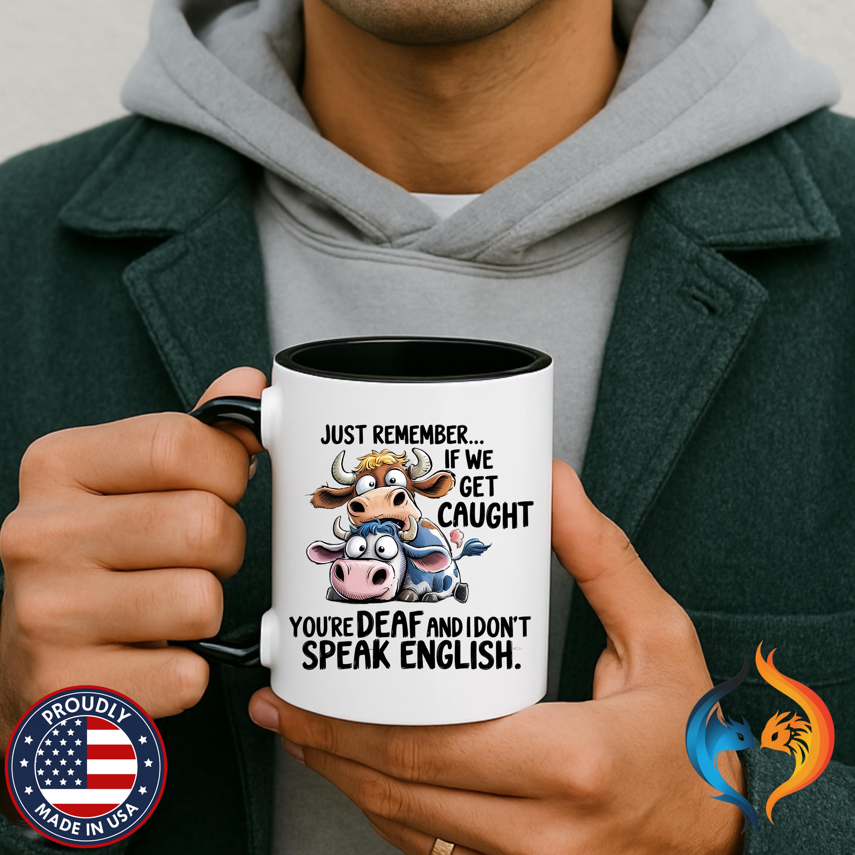 If We Get Caught Mug Product Photo | Nutty Designs
