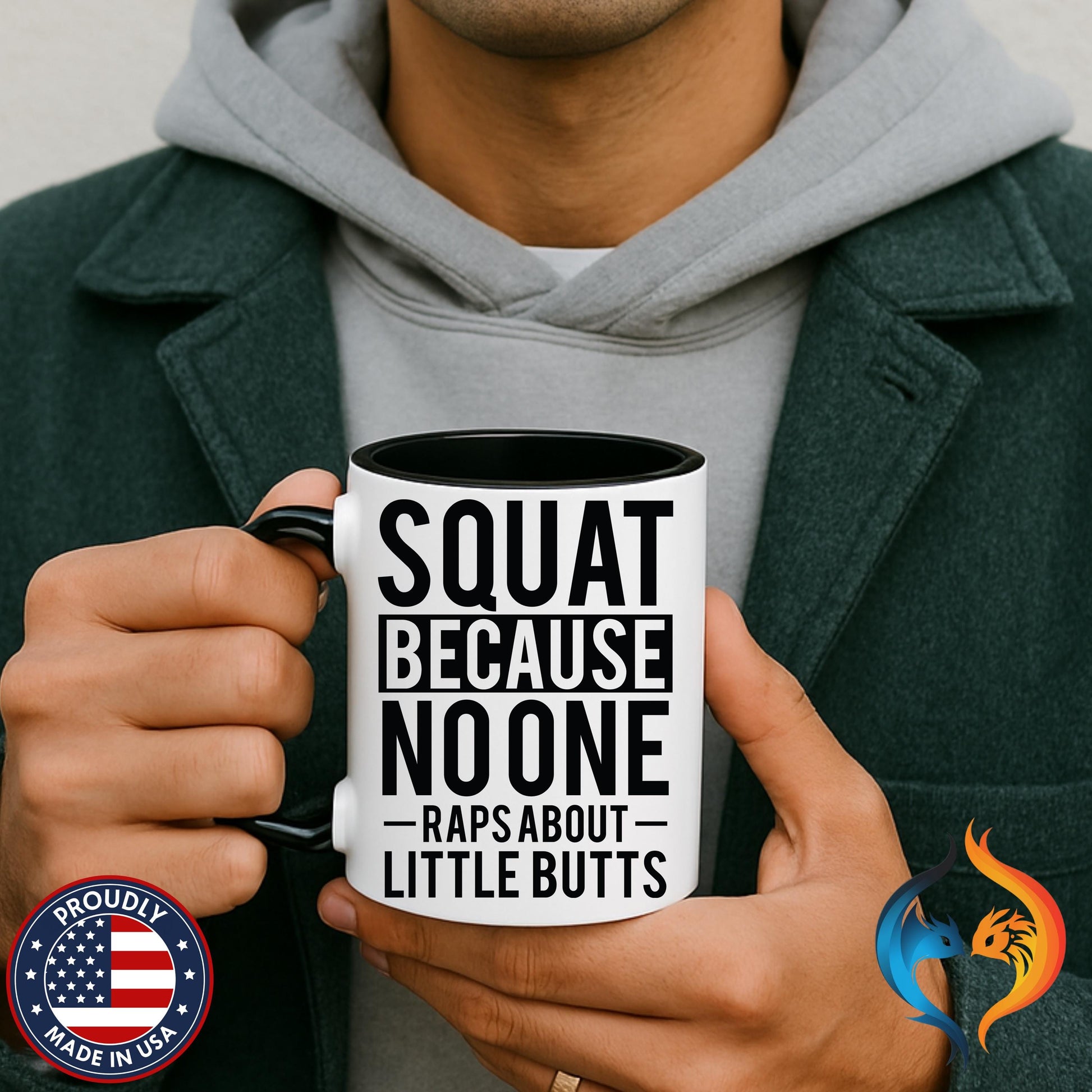 Squat Because Mug Product Photo | Nutty Designs