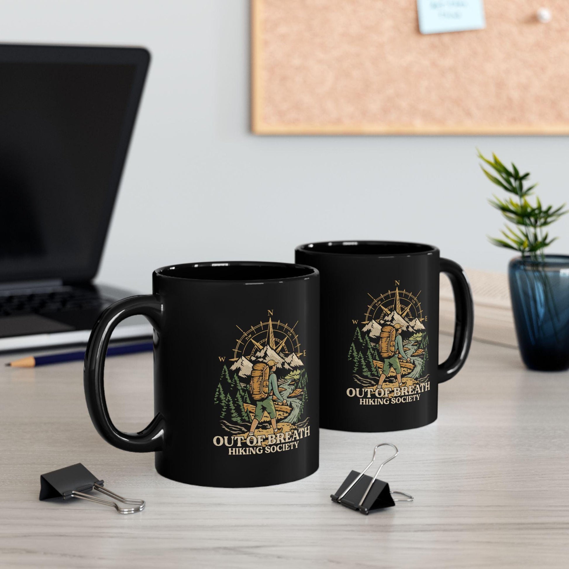 Out Of Breath Hiking Society Mug Product Photo | Nutty Designs