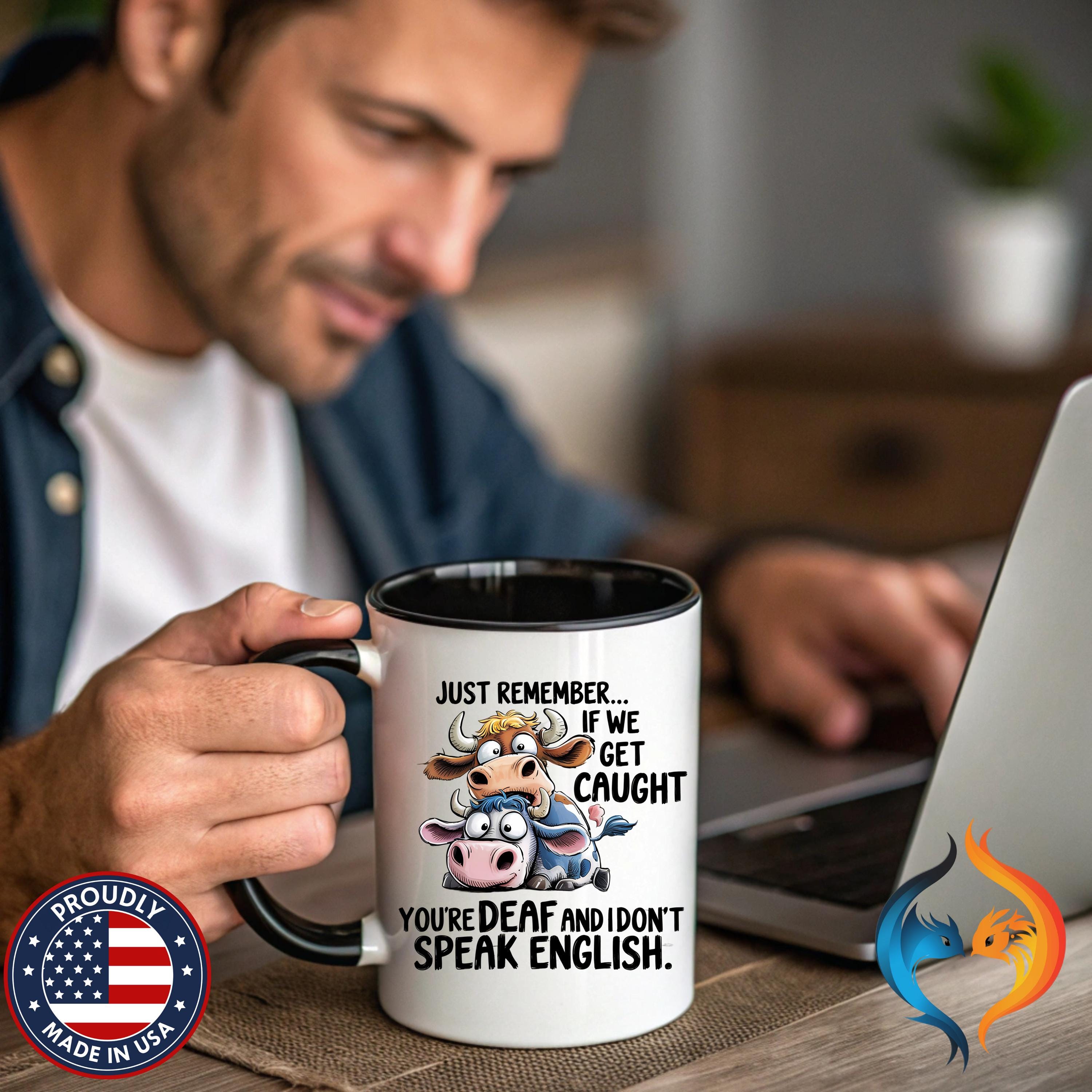 If We Get Caught Mug Product Photo | Nutty Designs