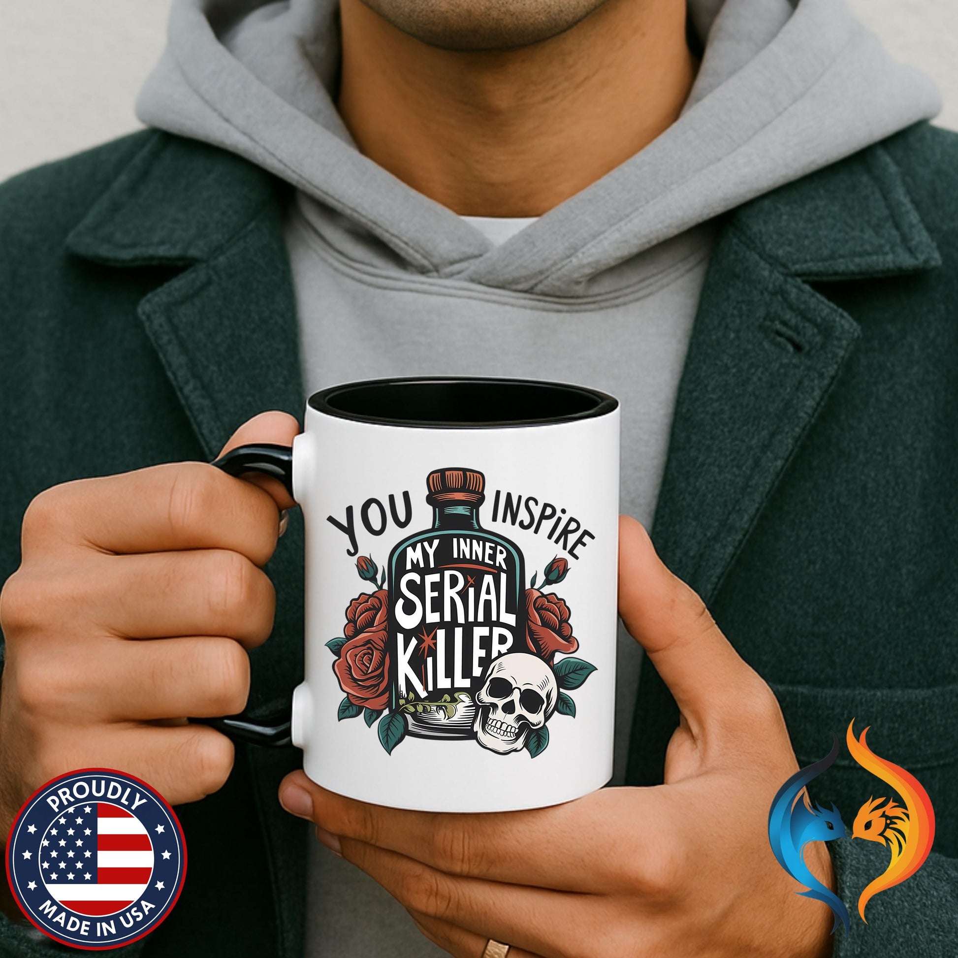 You Inspire My Inner Serial Killer Mug Product Photo | Nutty Designs