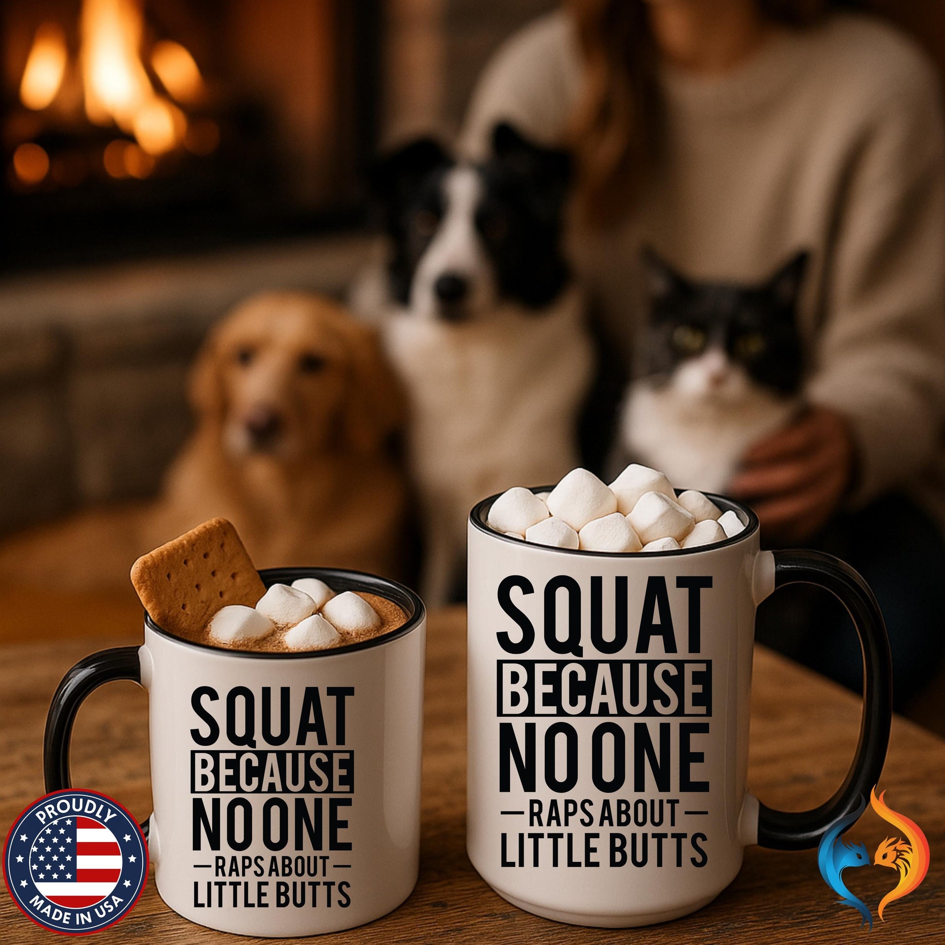 Squat Because Mug Product Photo | Nutty Designs