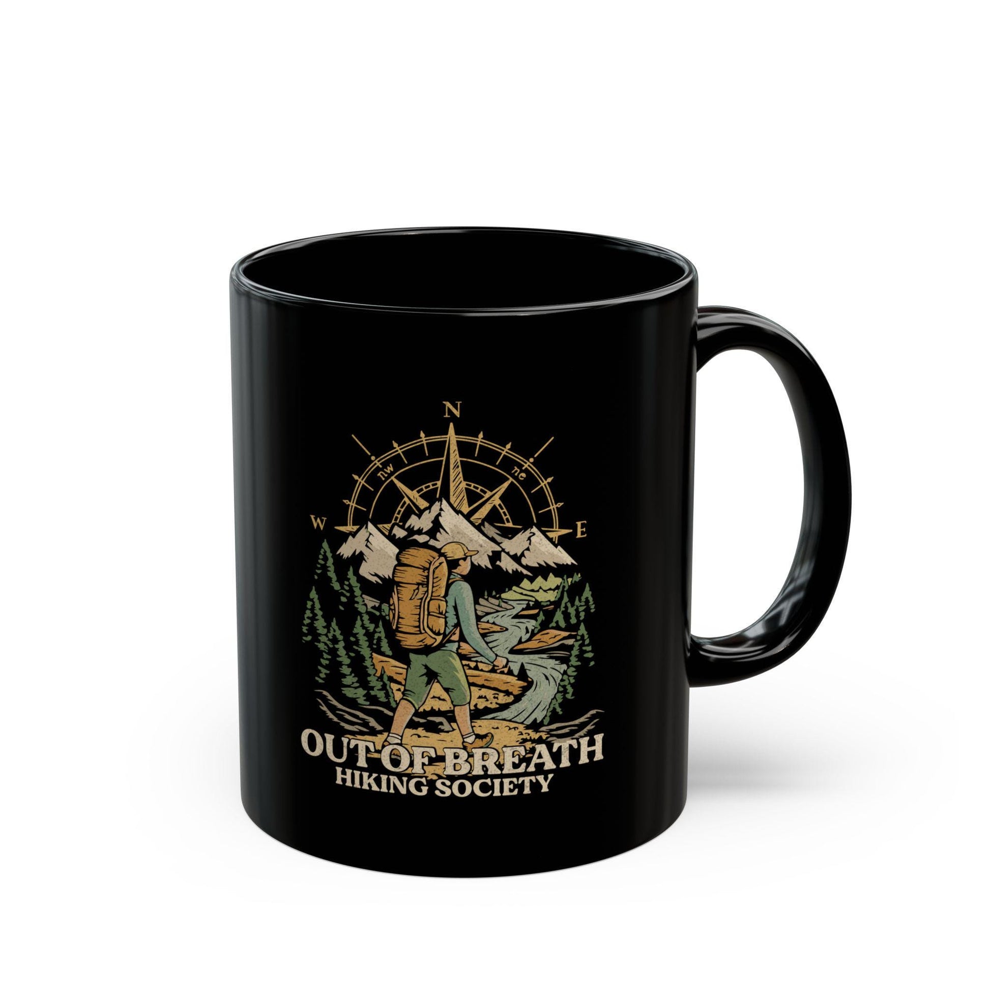 Out Of Breath Hiking Society Mug Product Photo | Nutty Designs