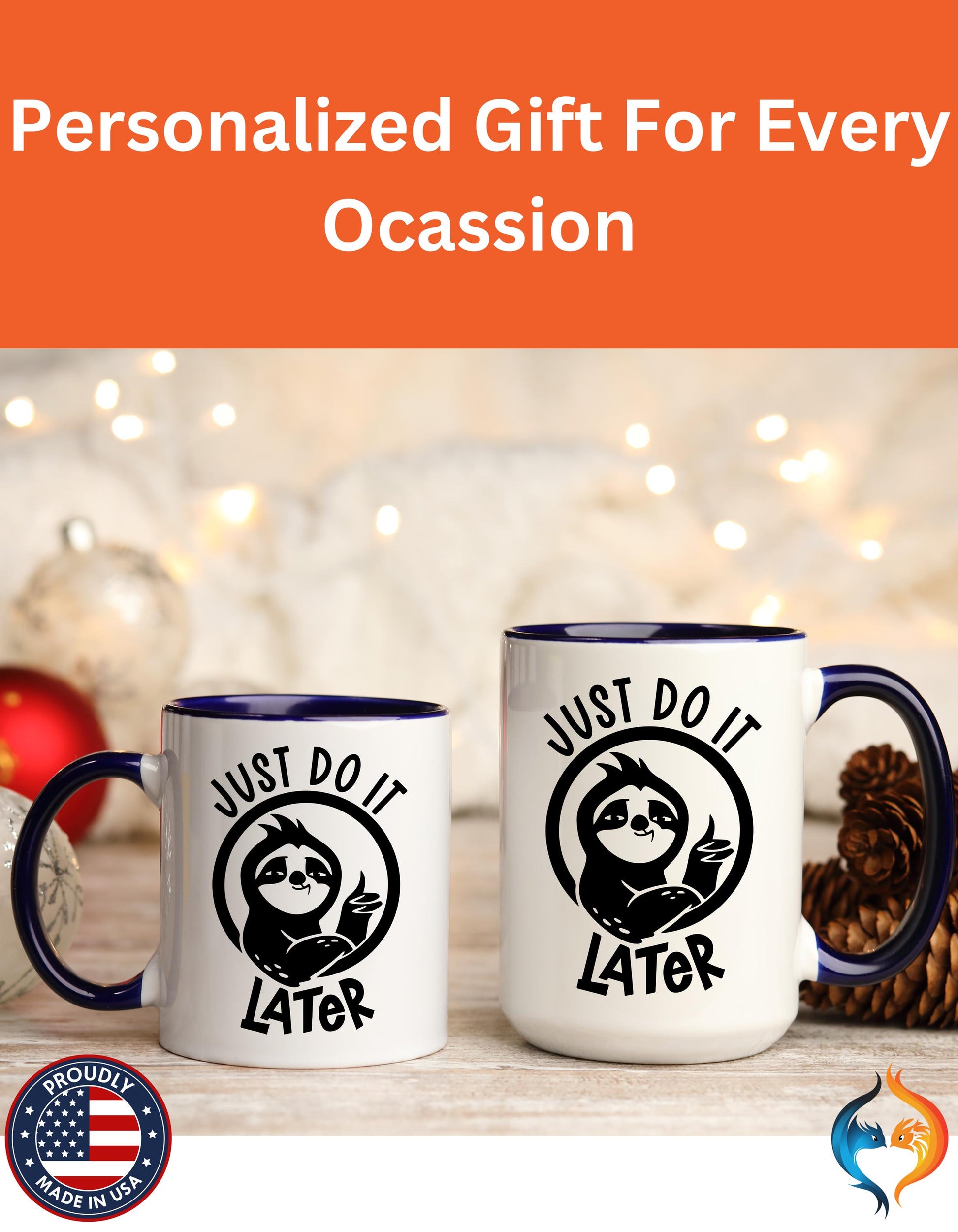 Just Do It Later Mug Product Photo | Nutty Designs