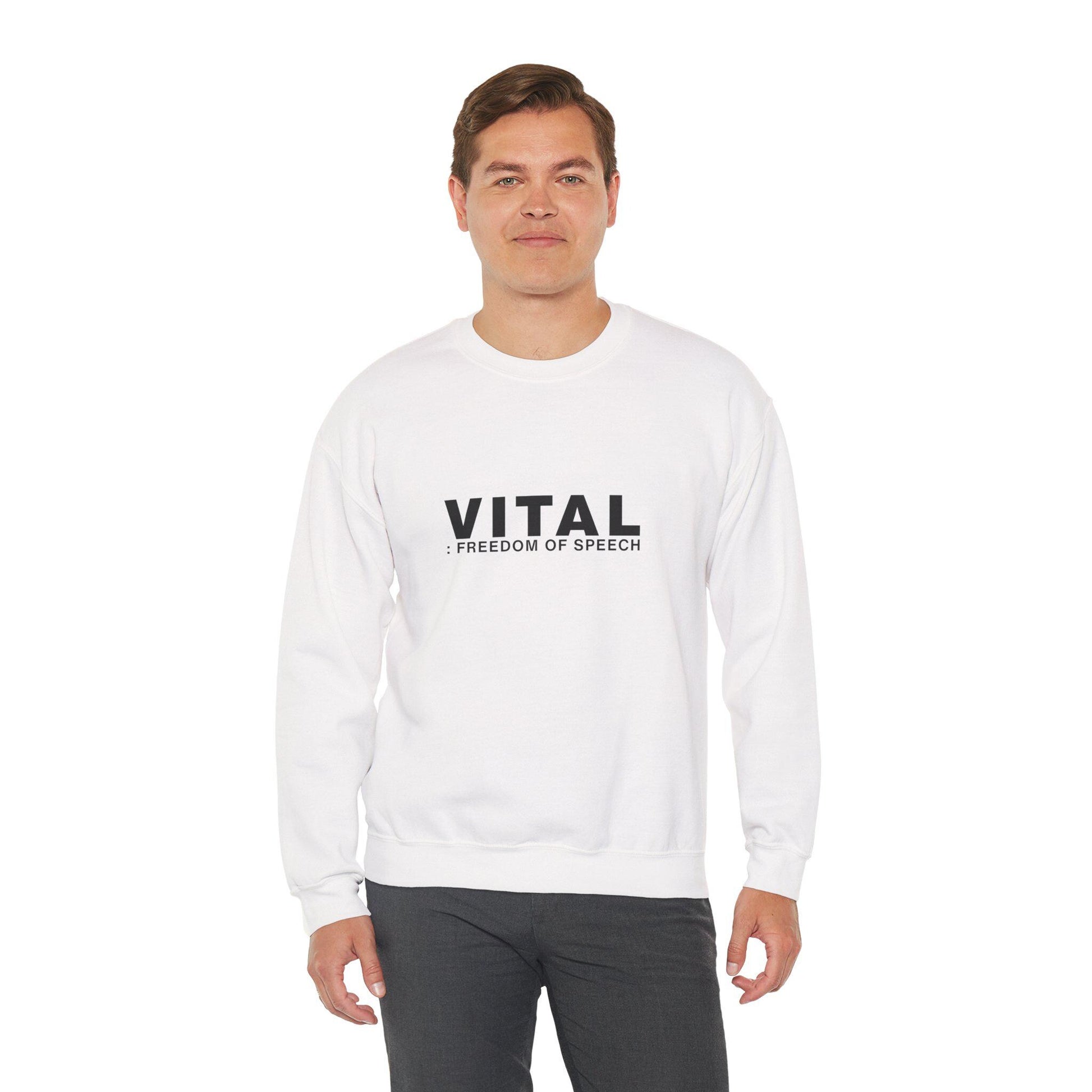 Freedom Of Speech – Minimalist Streetwear Sweatshirt Product Photo | Nutty Designs