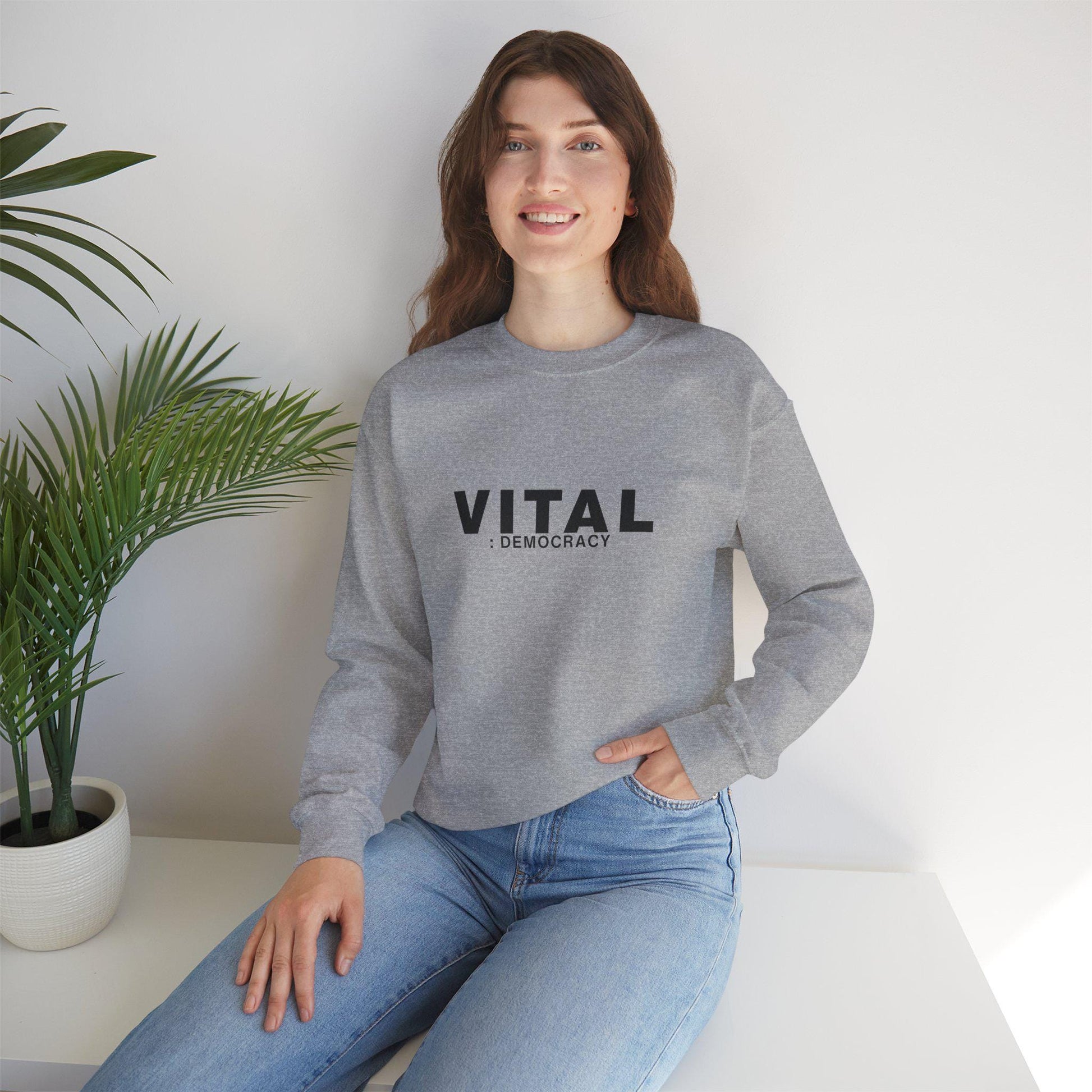 Activism Protest - Minimalist Crewneck Top Sweatshirt Product Photo | Nutty Designs