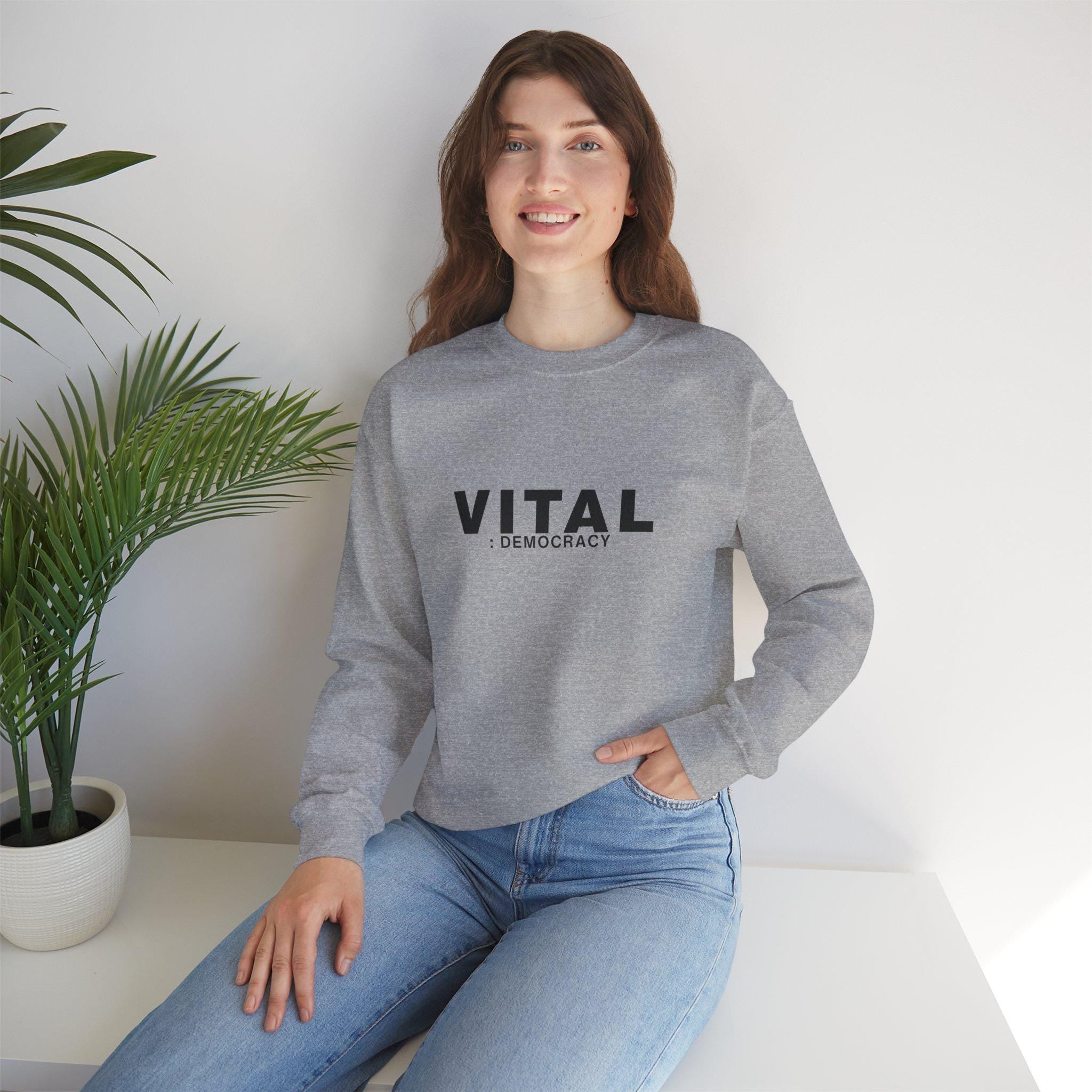 Activism Protest - Minimalist Crewneck Top Sweatshirt Product Photo | Nutty Designs