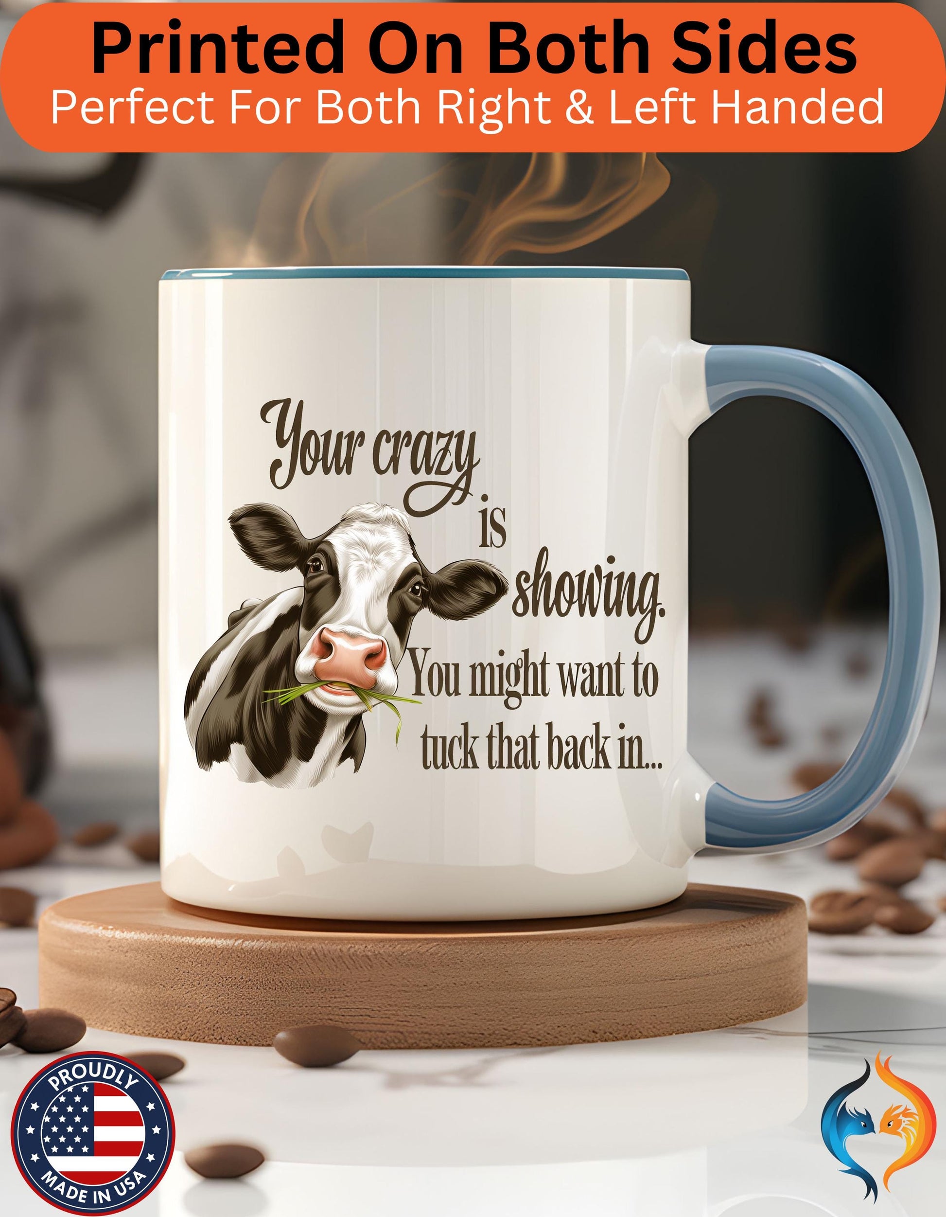 Your Crazy Is Showing Mug Product Photo | Nutty Designs