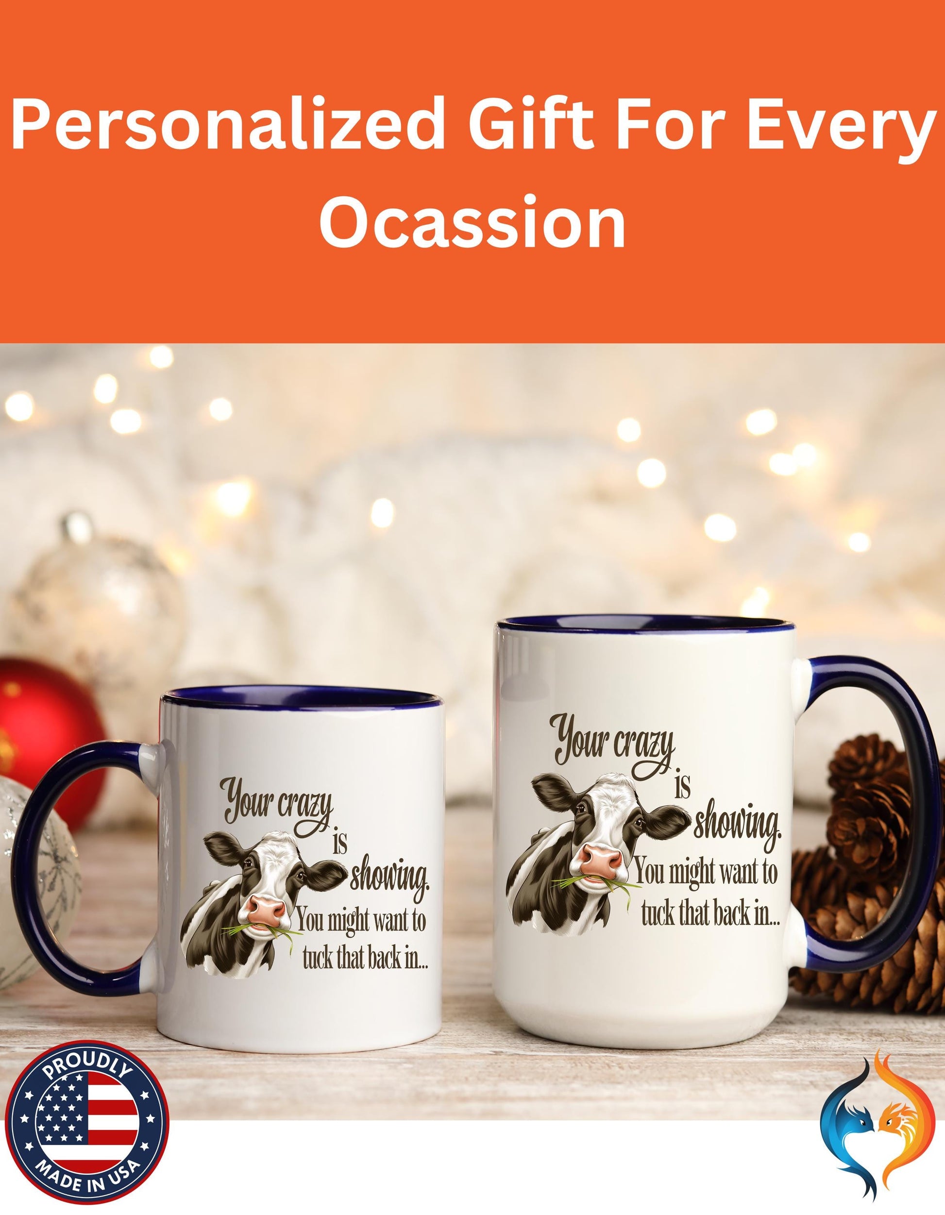 Your Crazy Is Showing Mug Product Photo | Nutty Designs