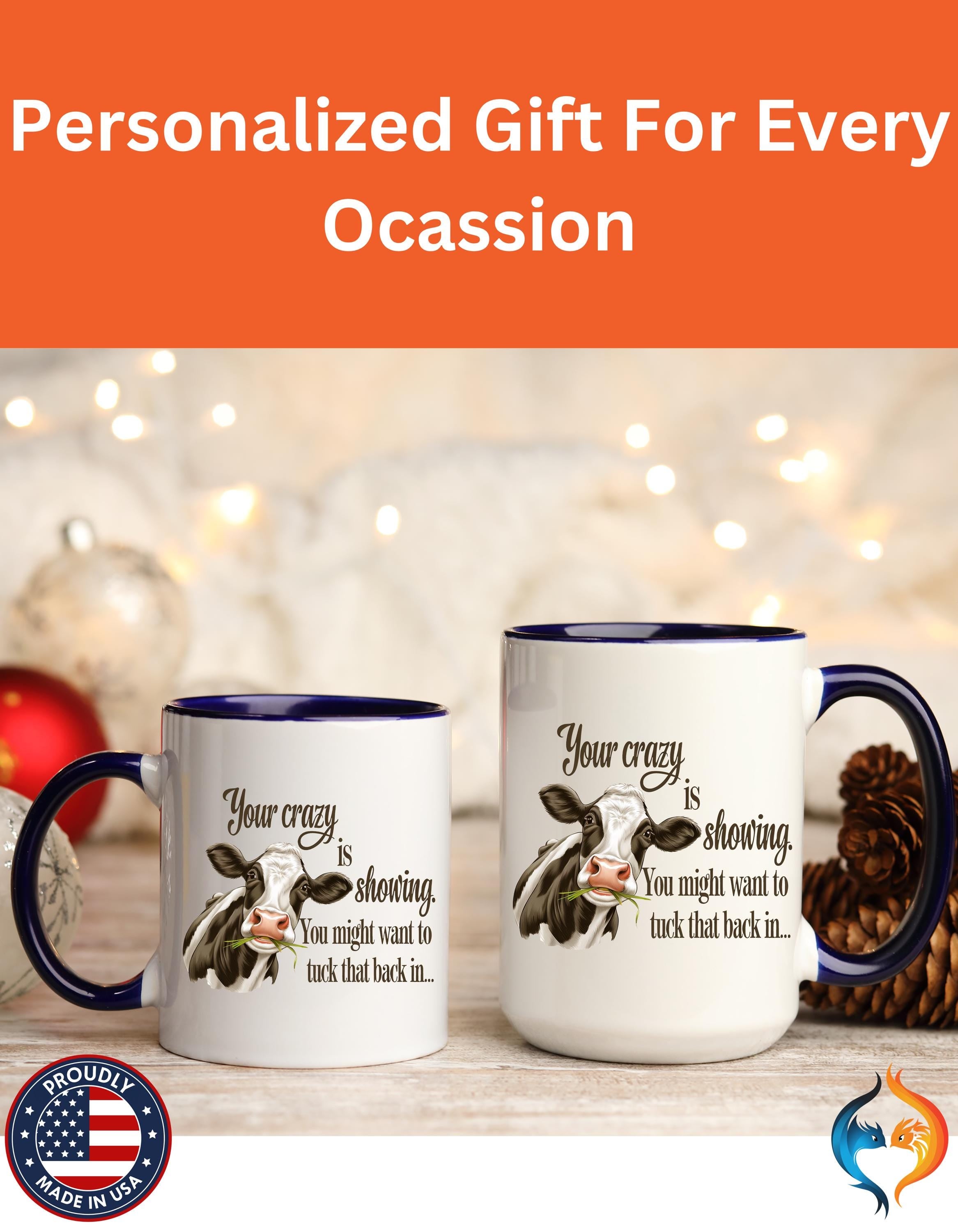 Your Crazy Is Showing Mug Product Photo | Nutty Designs