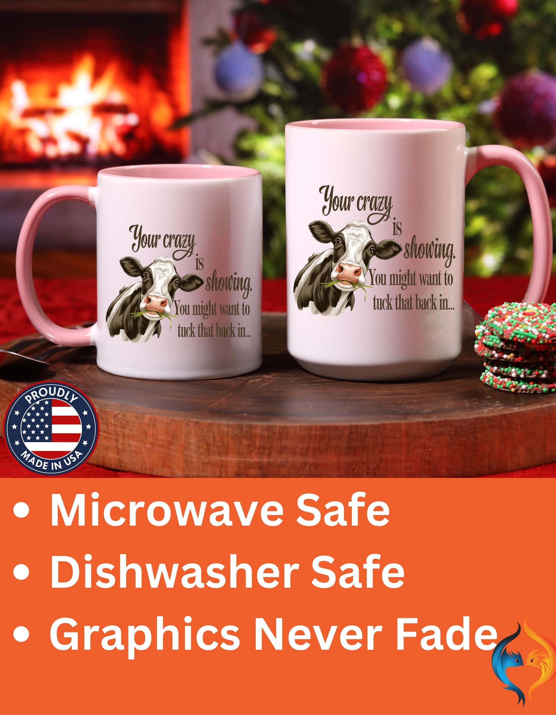 Your Crazy Is Showing Mug Product Photo | Nutty Designs