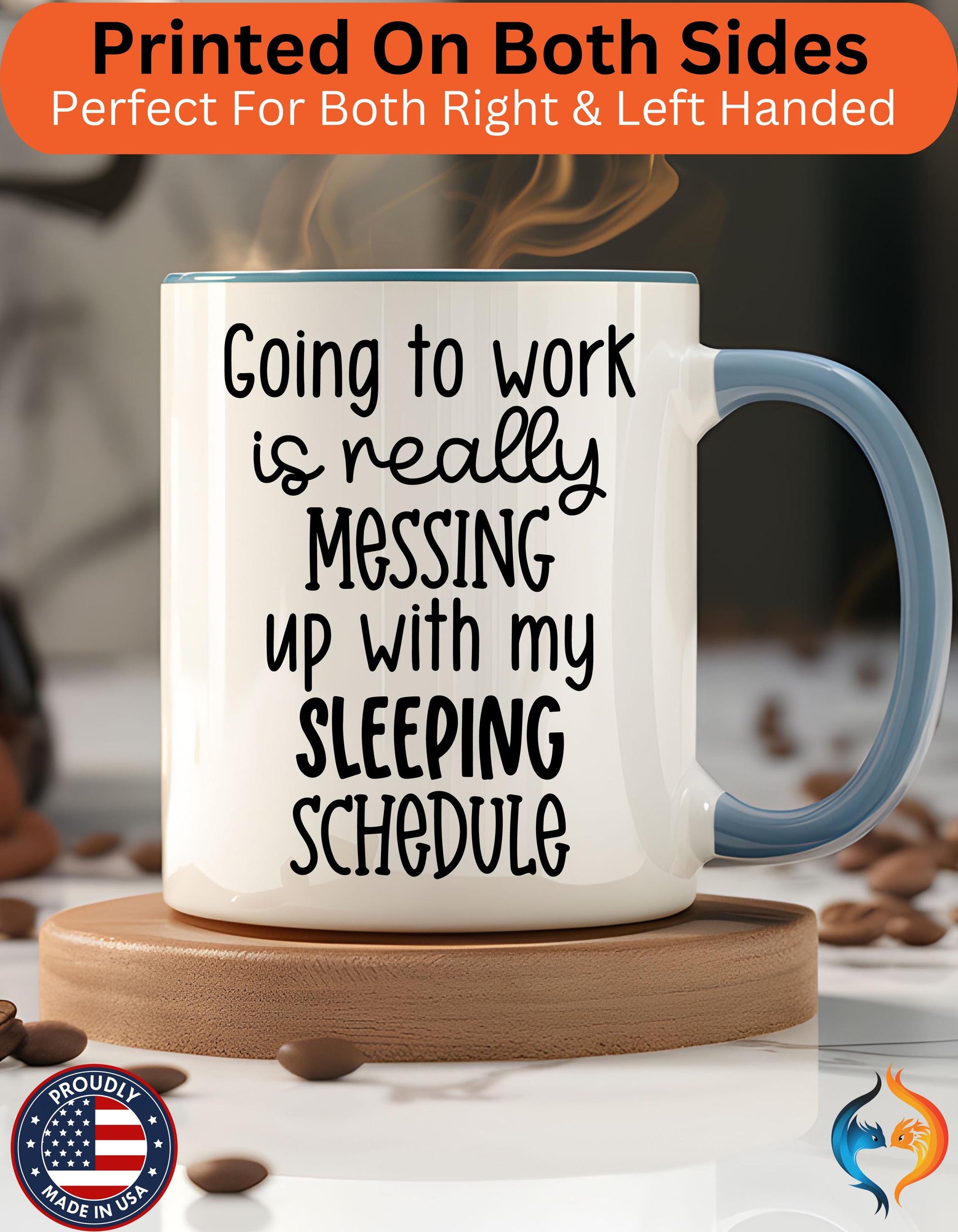 Sleeping Schedule Mug Product Photo | Nutty Designs
