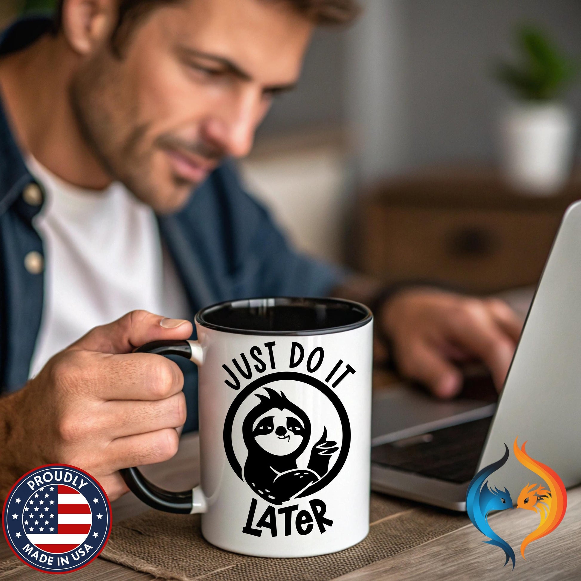 Just Do It Later Mug Product Photo | Nutty Designs