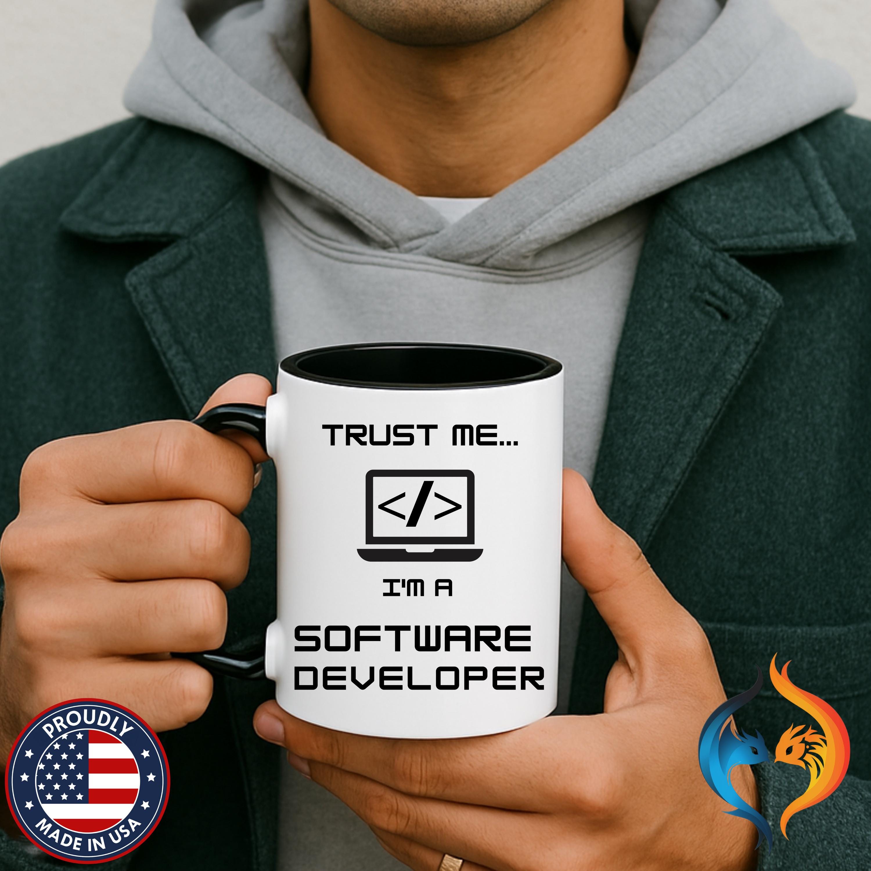 Trust Me I m a Software Developer Mug Product Photo | Nutty Designs