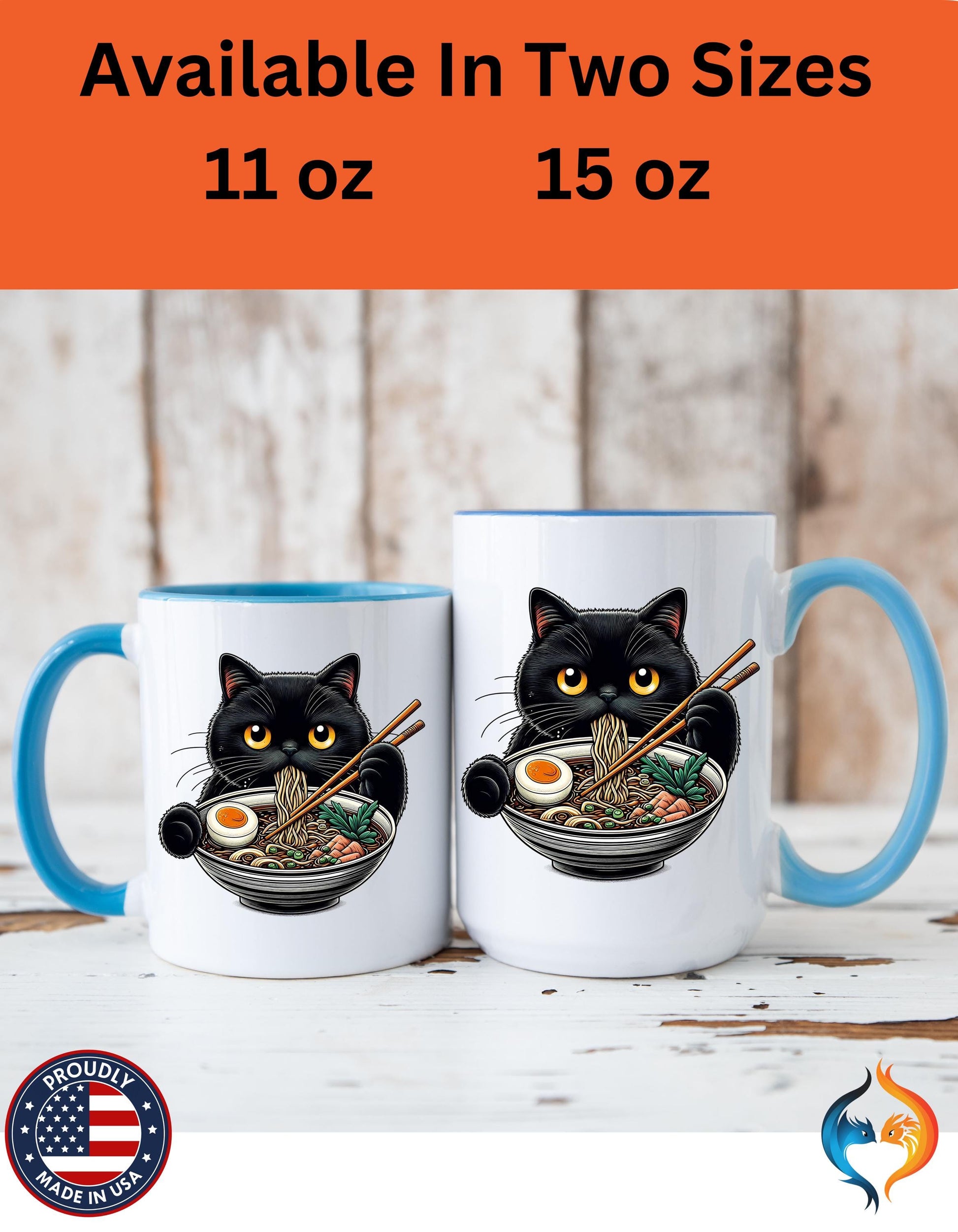 Raman Kitty Mug Product Photo | Nutty Designs