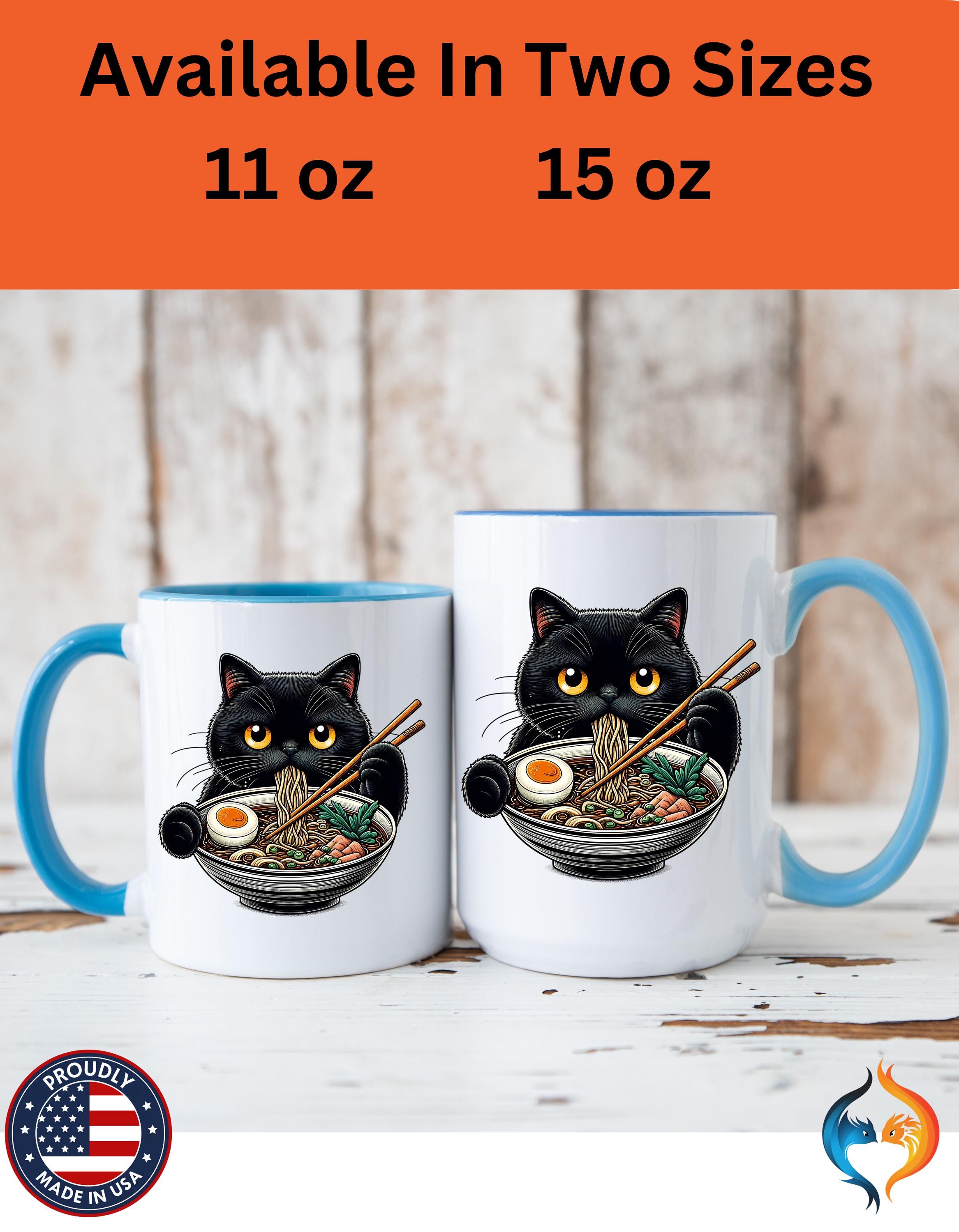 Raman Kitty Mug Product Photo | Nutty Designs