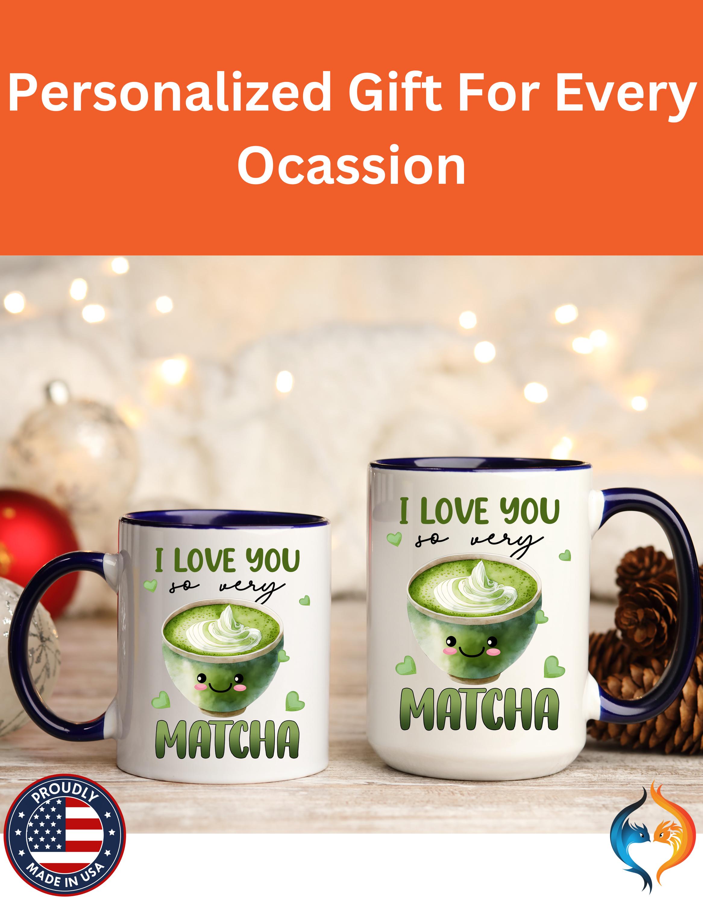 I Love You So Very Matcha Mug Product Photo | Nutty Designs