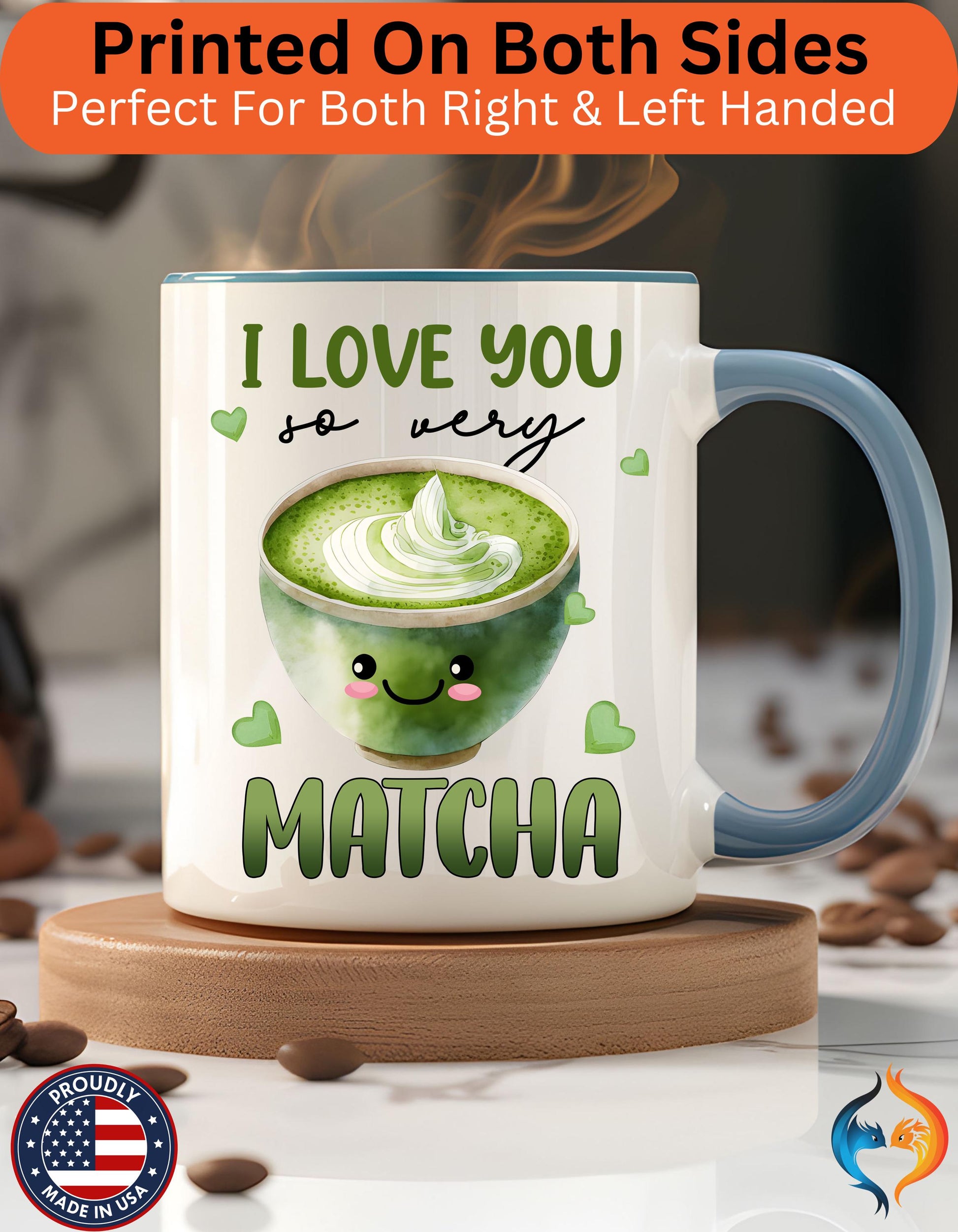 I Love You So Very Matcha Mug Product Photo | Nutty Designs