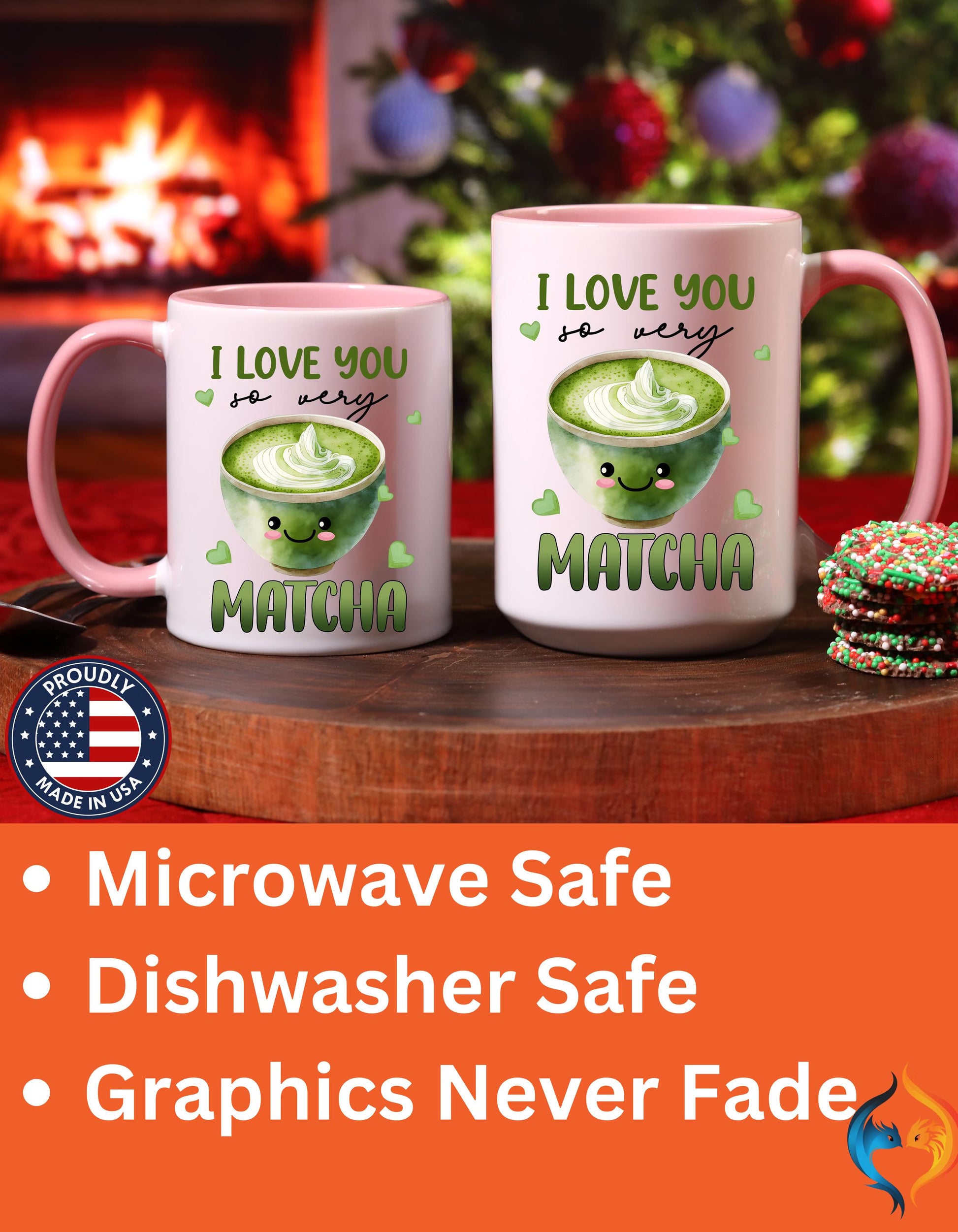 I Love You So Very Matcha Mug Product Photo | Nutty Designs