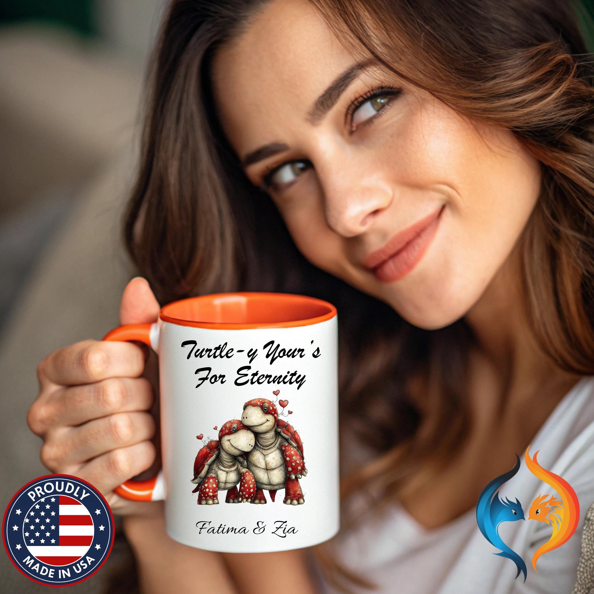 Turtle-y Yours Illustration Mug Product Photo | Nutty Designs