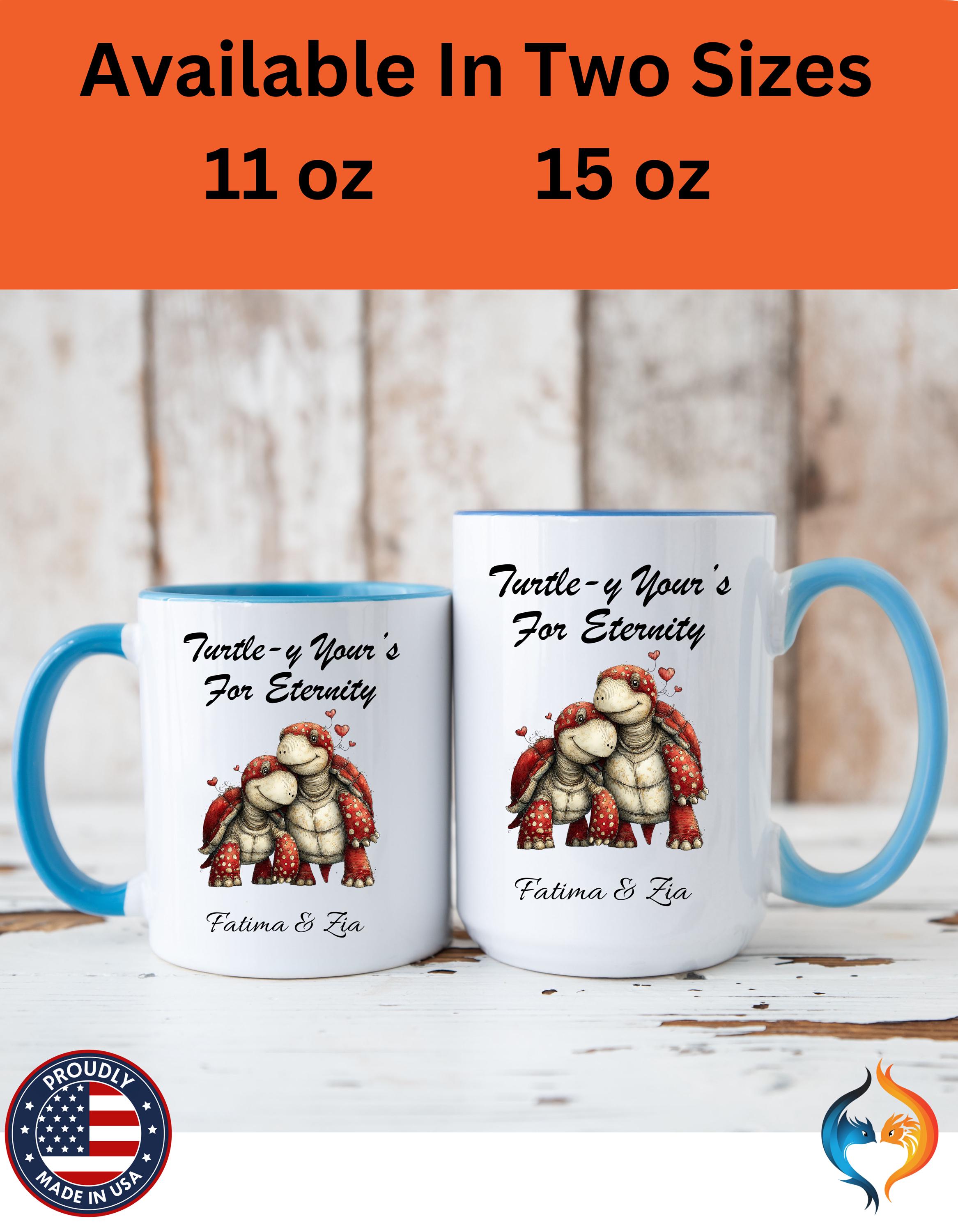Turtle-y Yours Illustration Mug Product Photo | Nutty Designs