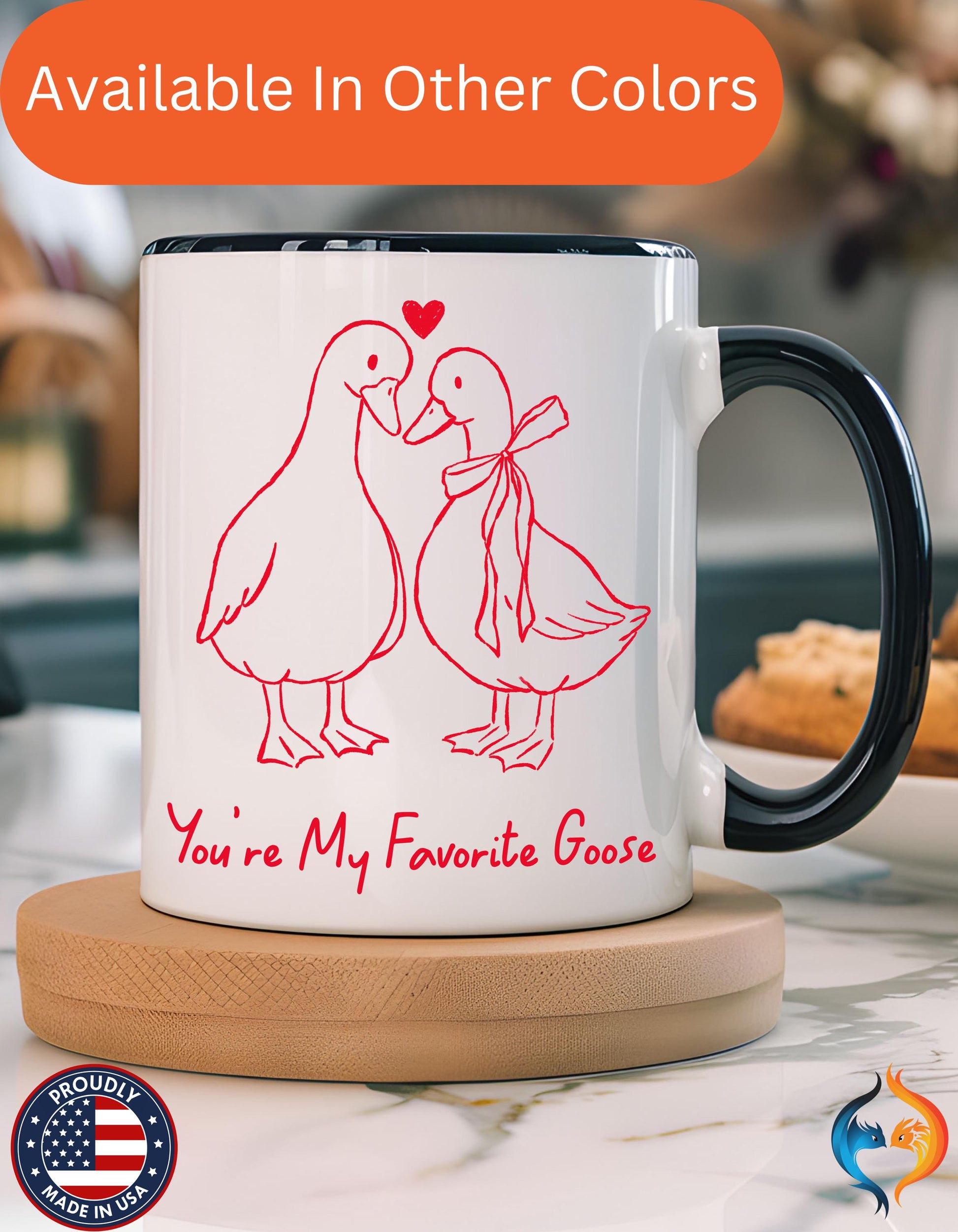 You re My Favorite Goose Mug Product Photo | Nutty Designs