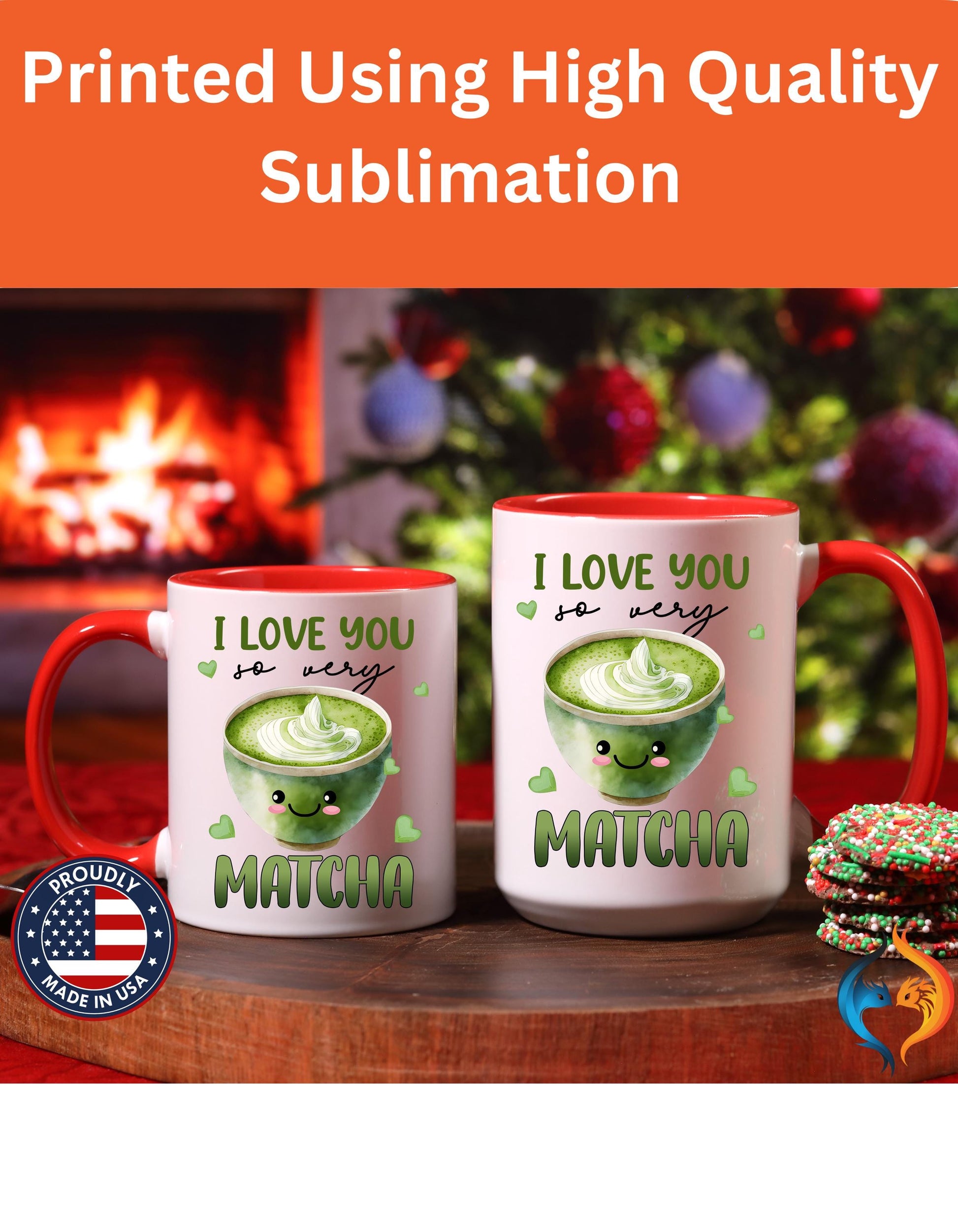 I Love You So Very Matcha Mug Product Photo | Nutty Designs