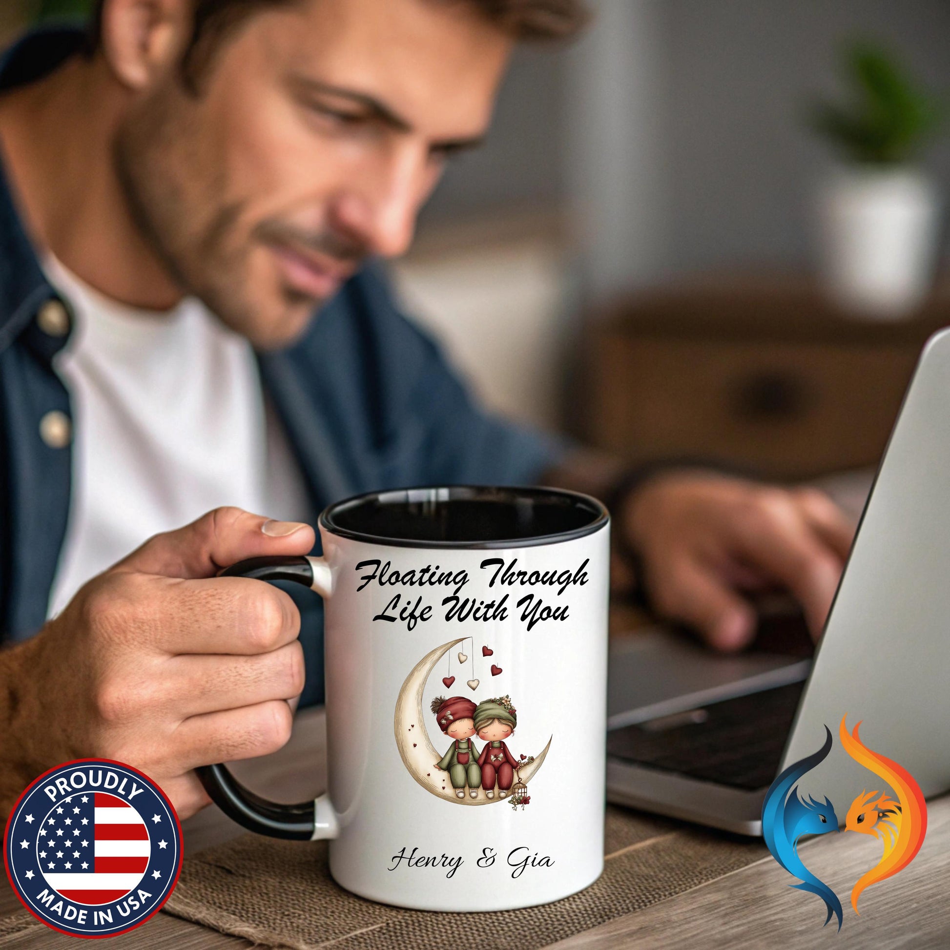 Floating Through Life With You Mug Product Photo | Nutty Designs